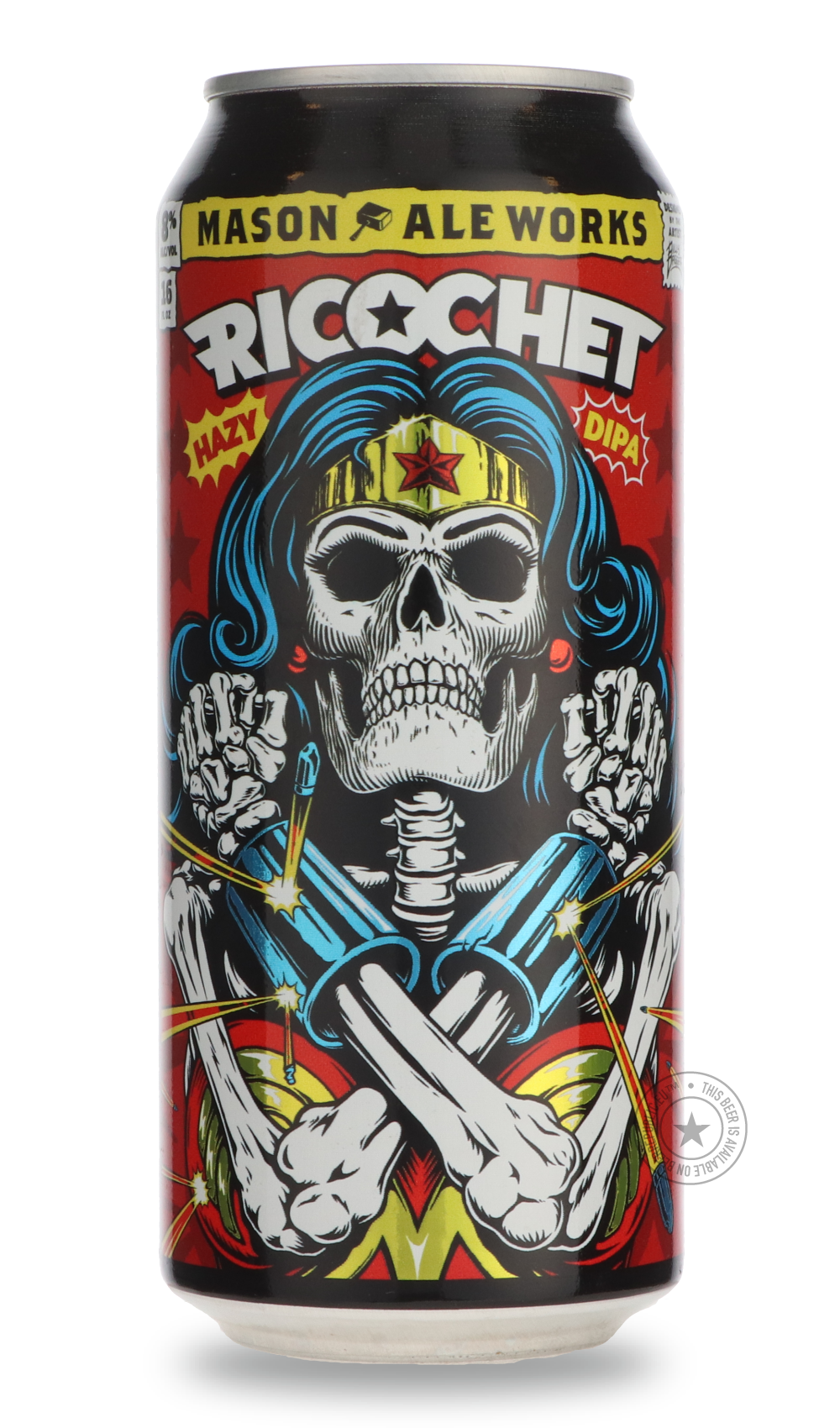-Mason Ale Works- Ricochet-IPA- Only @ Beer Republic - The best online beer store for American & Canadian craft beer - Buy beer online from the USA and Canada - Bier online kopen - Amerikaans bier kopen - Craft beer store - Craft beer kopen - Amerikanisch bier kaufen - Bier online kaufen - Acheter biere online - IPA - Stout - Porter - New England IPA - Hazy IPA - Imperial Stout - Barrel Aged - Barrel Aged Imperial Stout - Brown - Dark beer - Blond - Blonde - Pilsner - Lager - Wheat - Weizen - Amber - Barley