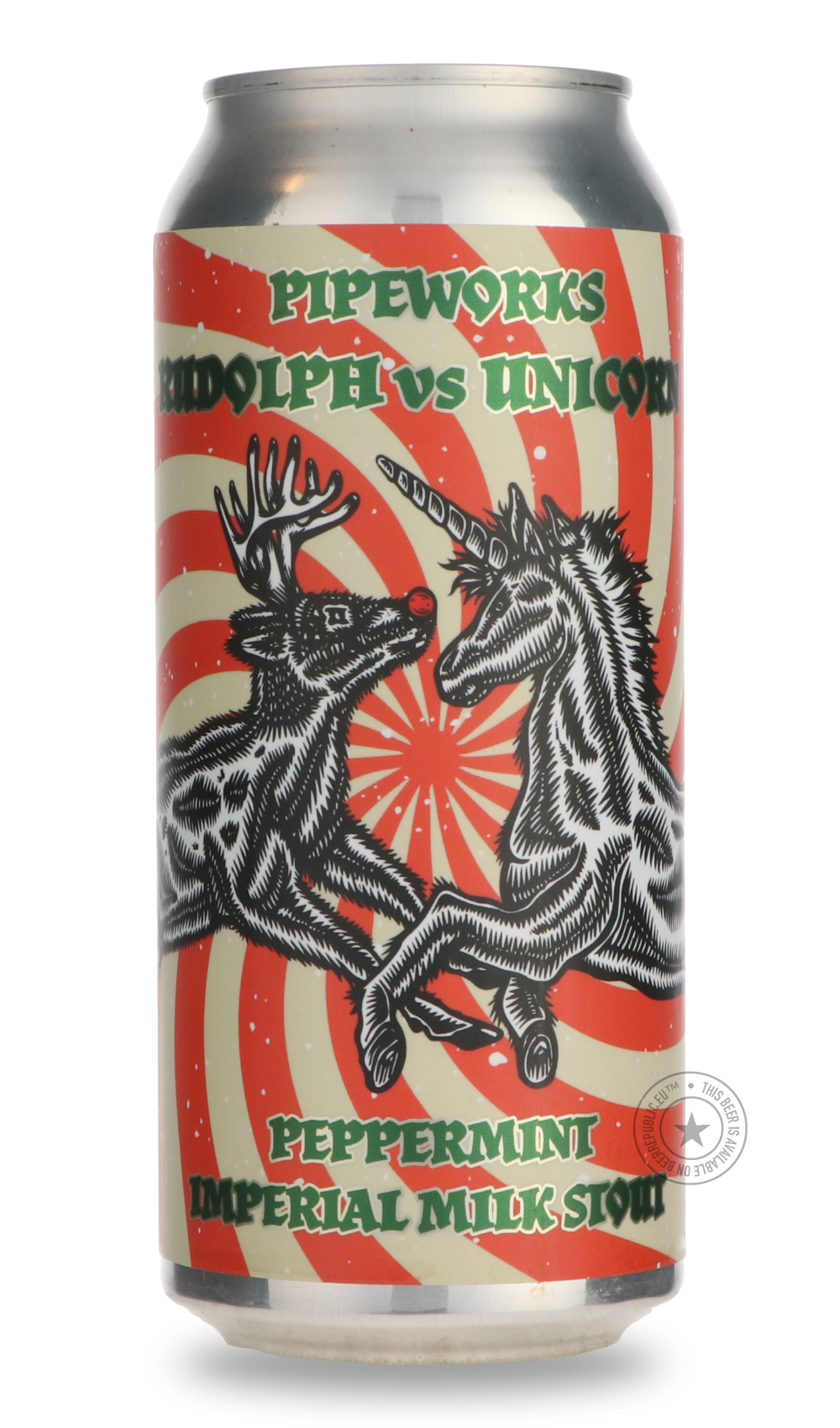 -Pipeworks- Rudolph Vs. Unicorn-Stout & Porter- Only @ Beer Republic - The best online beer store for American & Canadian craft beer - Buy beer online from the USA and Canada - Bier online kopen - Amerikaans bier kopen - Craft beer store - Craft beer kopen - Amerikanisch bier kaufen - Bier online kaufen - Acheter biere online - IPA - Stout - Porter - New England IPA - Hazy IPA - Imperial Stout - Barrel Aged - Barrel Aged Imperial Stout - Brown - Dark beer - Blond - Blonde - Pilsner - Lager - Wheat - Weizen 