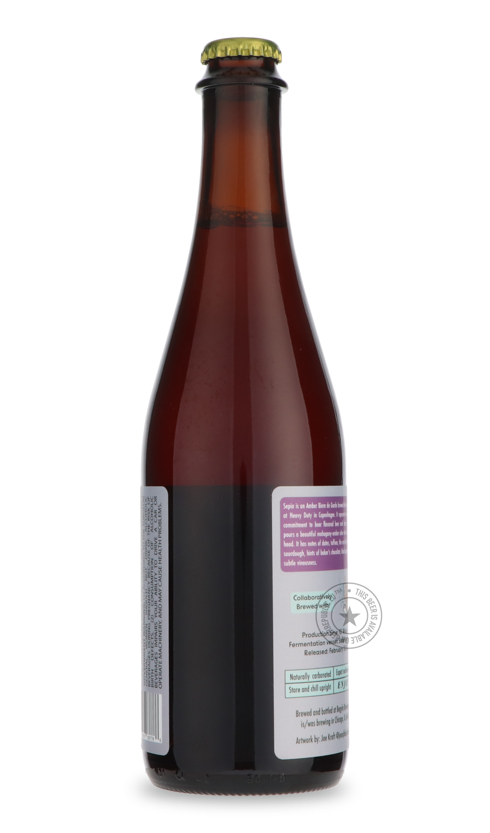 -is/was- Sepia-Sour / Wild & Fruity- Only @ Beer Republic - The best online beer store for American & Canadian craft beer - Buy beer online from the USA and Canada - Bier online kopen - Amerikaans bier kopen - Craft beer store - Craft beer kopen - Amerikanisch bier kaufen - Bier online kaufen - Acheter biere online - IPA - Stout - Porter - New England IPA - Hazy IPA - Imperial Stout - Barrel Aged - Barrel Aged Imperial Stout - Brown - Dark beer - Blond - Blonde - Pilsner - Lager - Wheat - Weizen - Amber - B