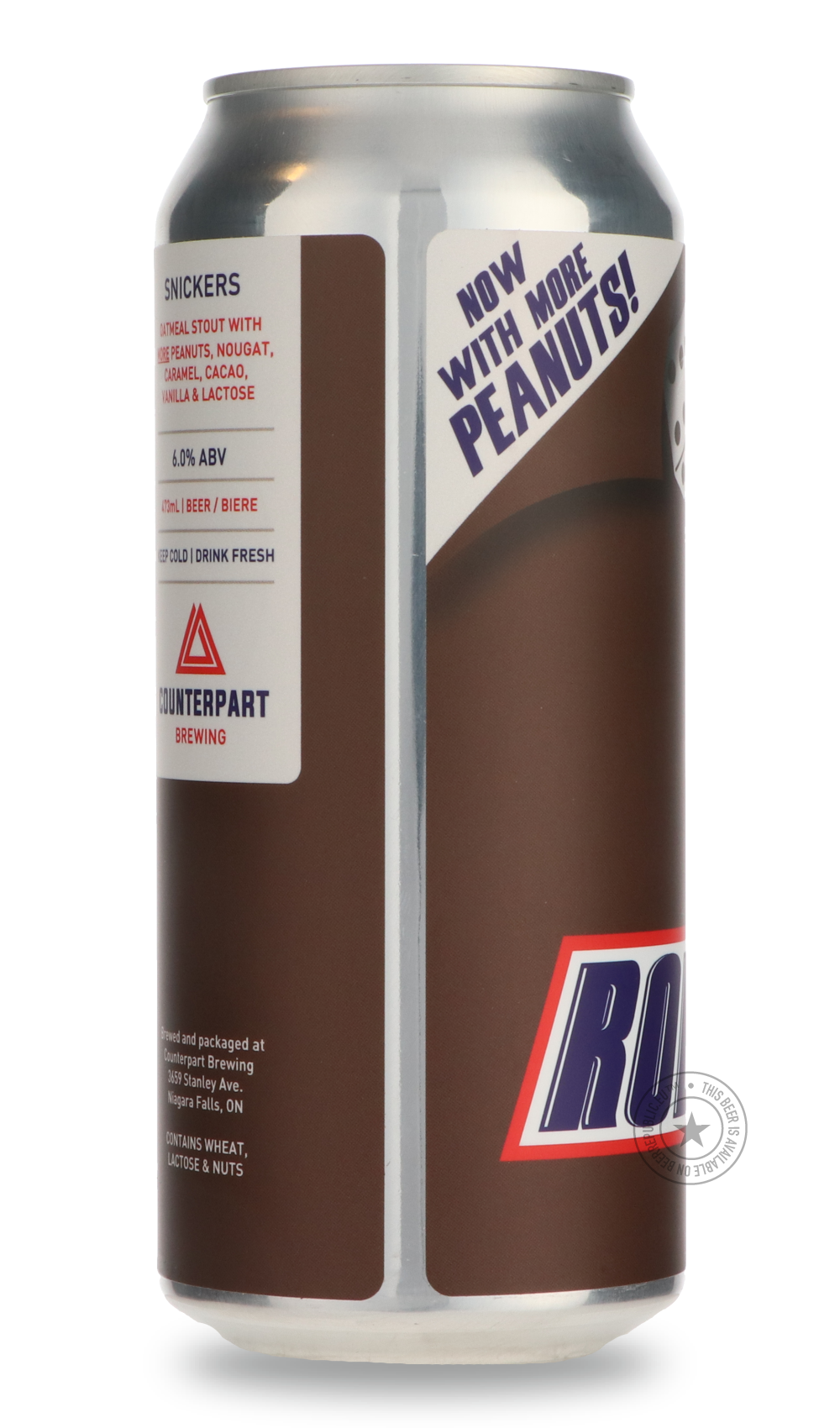 Counterpart- Snickers Roller (Now With MORE Peanuts!)-Stout & Porter- Only @ Beer Republic - The best online beer store for American & Canadian craft beer - Buy beer online from the USA and Canada - Bier online kopen - Amerikaans bier kopen - Craft beer store - Craft beer kopen - Amerikanisch bier kaufen - Bier online kaufen - Acheter biere online - IPA - Stout - Porter - New England IPA - Hazy IPA - Imperial Stout - Barrel Aged - Barrel Aged Imperial Stout - Brown - Dark beer - Blond - Blonde - Pilsner - L