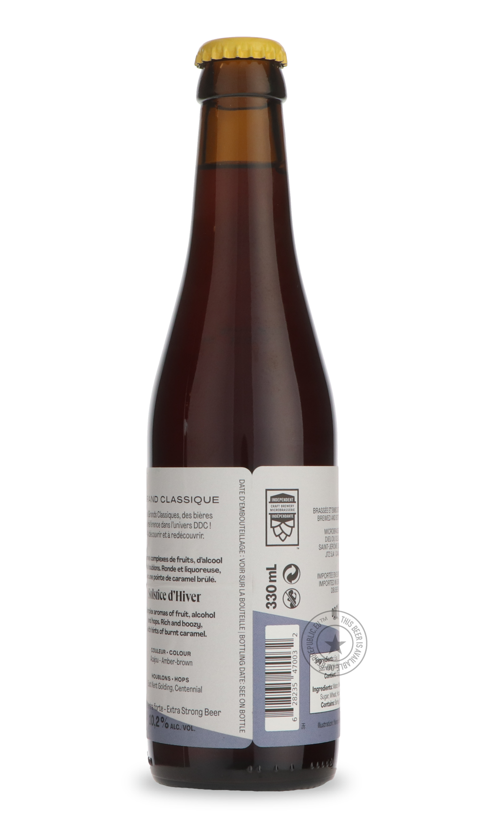 Dieu du Ciel- Solstice d'Hiver-Brown & Dark- Only @ Beer Republic - The best online beer store for American & Canadian craft beer - Buy beer online from the USA and Canada - Bier online kopen - Amerikaans bier kopen - Craft beer store - Craft beer kopen - Amerikanisch bier kaufen - Bier online kaufen - Acheter biere online - IPA - Stout - Porter - New England IPA - Hazy IPA - Imperial Stout - Barrel Aged - Barrel Aged Imperial Stout - Brown - Dark beer - Blond - Blonde - Pilsner - Lager - Wheat - Weizen - A