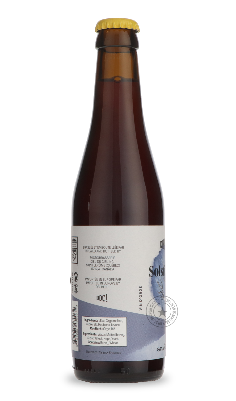 Dieu du Ciel- Solstice d'Hiver-Brown & Dark- Only @ Beer Republic - The best online beer store for American & Canadian craft beer - Buy beer online from the USA and Canada - Bier online kopen - Amerikaans bier kopen - Craft beer store - Craft beer kopen - Amerikanisch bier kaufen - Bier online kaufen - Acheter biere online - IPA - Stout - Porter - New England IPA - Hazy IPA - Imperial Stout - Barrel Aged - Barrel Aged Imperial Stout - Brown - Dark beer - Blond - Blonde - Pilsner - Lager - Wheat - Weizen - A