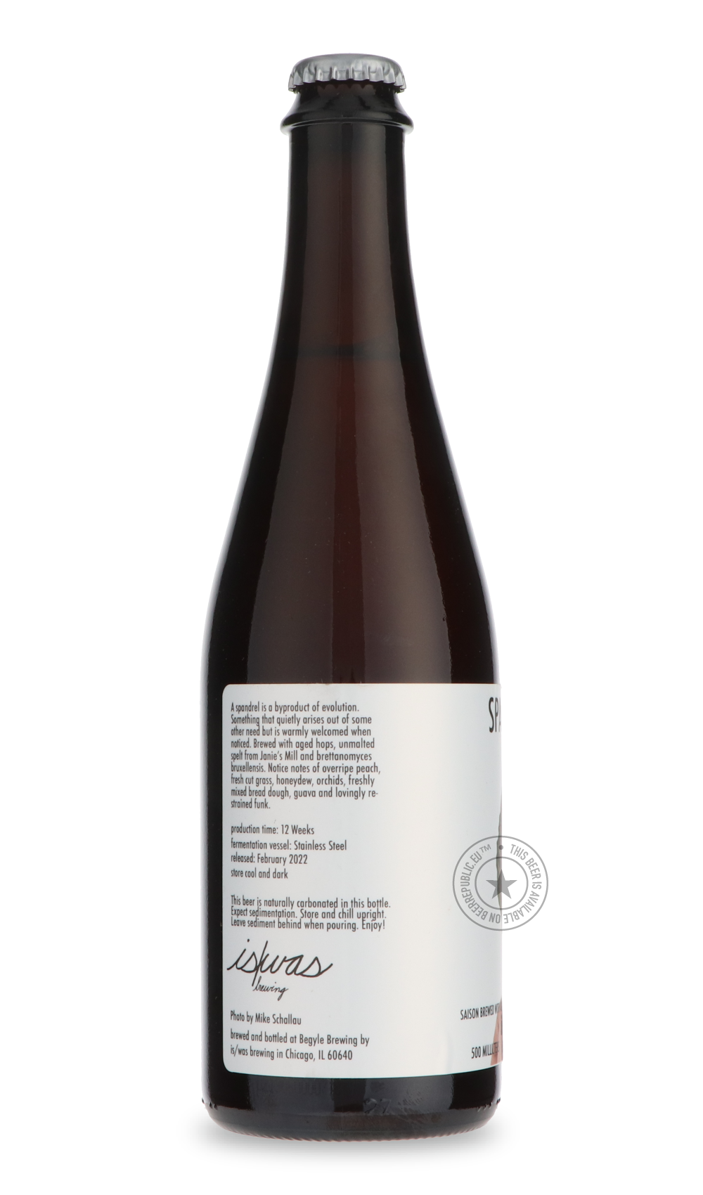 -is/was- Spandrel-Sour / Wild & Fruity- Only @ Beer Republic - The best online beer store for American & Canadian craft beer - Buy beer online from the USA and Canada - Bier online kopen - Amerikaans bier kopen - Craft beer store - Craft beer kopen - Amerikanisch bier kaufen - Bier online kaufen - Acheter biere online - IPA - Stout - Porter - New England IPA - Hazy IPA - Imperial Stout - Barrel Aged - Barrel Aged Imperial Stout - Brown - Dark beer - Blond - Blonde - Pilsner - Lager - Wheat - Weizen - Amber 