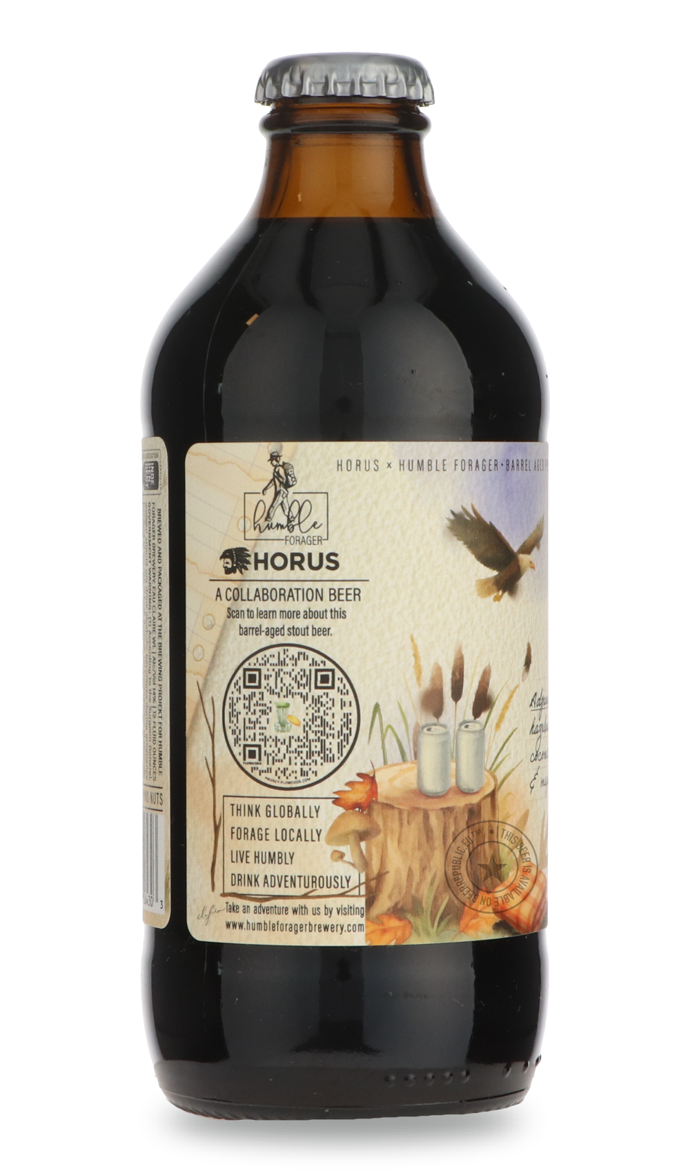Humble Forager- Splashing Chains / Horus Aged-Stout & Porter- Only @ Beer Republic - The best online beer store for American & Canadian craft beer - Buy beer online from the USA and Canada - Bier online kopen - Amerikaans bier kopen - Craft beer store - Craft beer kopen - Amerikanisch bier kaufen - Bier online kaufen - Acheter biere online - IPA - Stout - Porter - New England IPA - Hazy IPA - Imperial Stout - Barrel Aged - Barrel Aged Imperial Stout - Brown - Dark beer - Blond - Blonde - Pilsner - Lager - W
