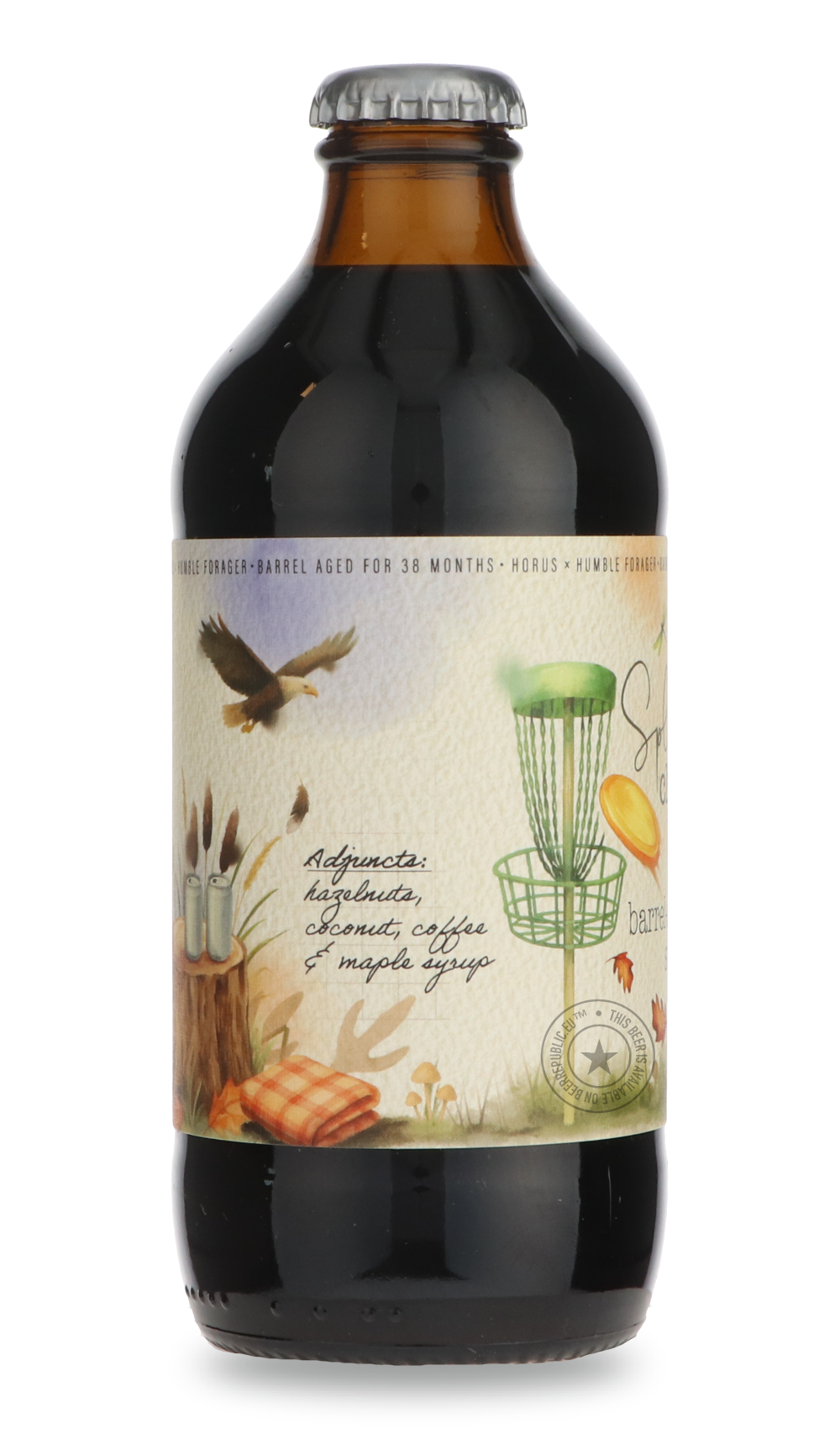Humble Forager- Splashing Chains / Horus Aged-Stout & Porter- Only @ Beer Republic - The best online beer store for American & Canadian craft beer - Buy beer online from the USA and Canada - Bier online kopen - Amerikaans bier kopen - Craft beer store - Craft beer kopen - Amerikanisch bier kaufen - Bier online kaufen - Acheter biere online - IPA - Stout - Porter - New England IPA - Hazy IPA - Imperial Stout - Barrel Aged - Barrel Aged Imperial Stout - Brown - Dark beer - Blond - Blonde - Pilsner - Lager - W