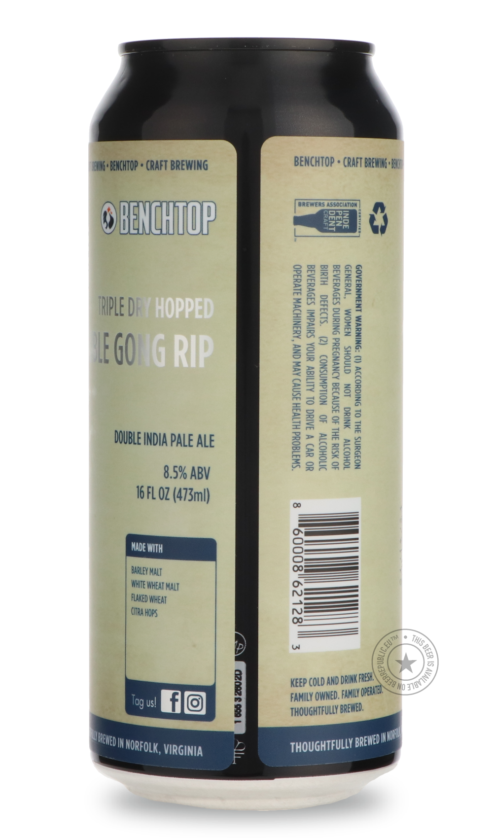 -Benchtop- TDH Double Gong Rip-IPA- Only @ Beer Republic - The best online beer store for American & Canadian craft beer - Buy beer online from the USA and Canada - Bier online kopen - Amerikaans bier kopen - Craft beer store - Craft beer kopen - Amerikanisch bier kaufen - Bier online kaufen - Acheter biere online - IPA - Stout - Porter - New England IPA - Hazy IPA - Imperial Stout - Barrel Aged - Barrel Aged Imperial Stout - Brown - Dark beer - Blond - Blonde - Pilsner - Lager - Wheat - Weizen - Amber - Ba