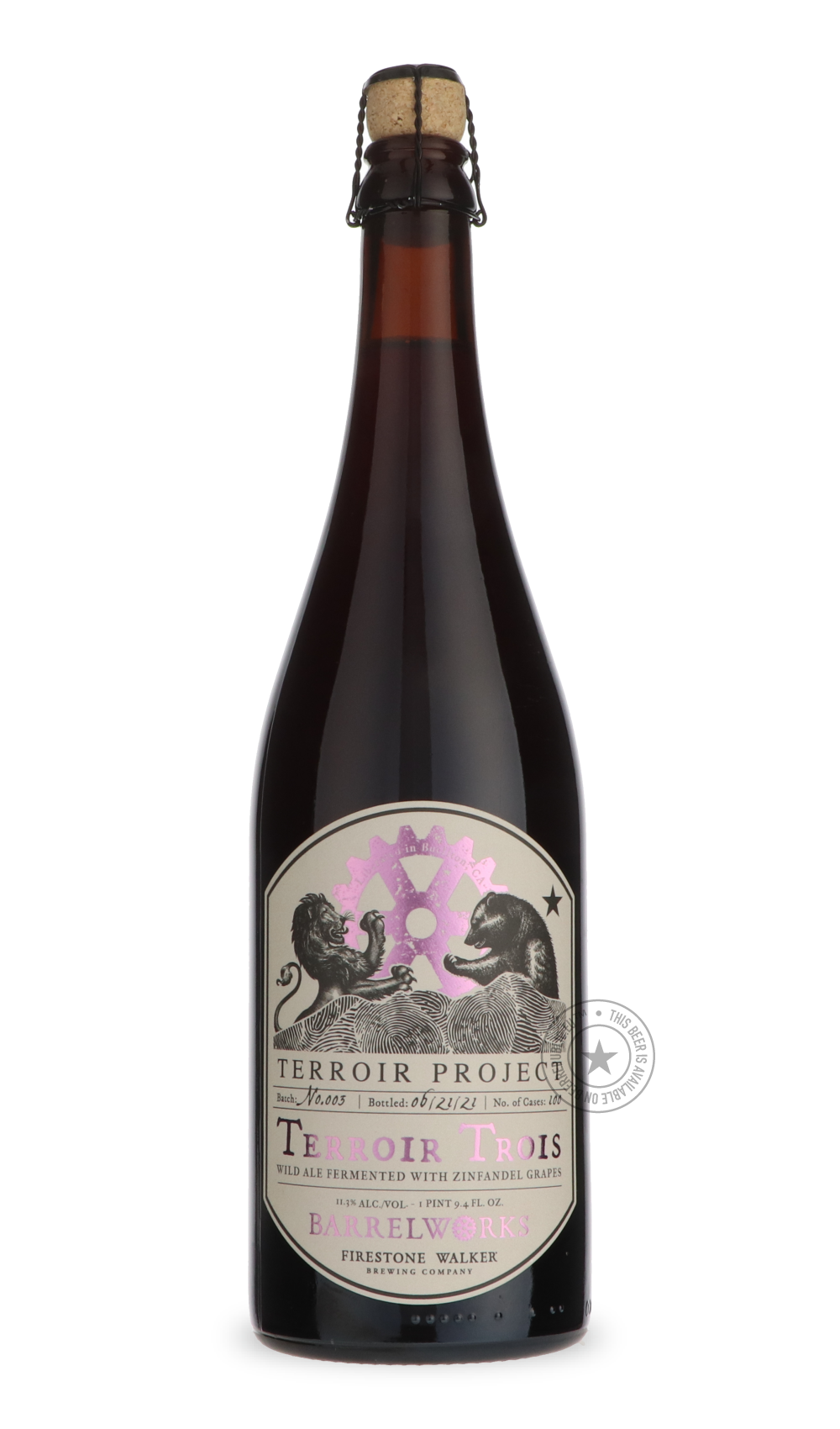 -Firestone Walker- Terroir Trois-Sour / Wild & Fruity- Only @ Beer Republic - The best online beer store for American & Canadian craft beer - Buy beer online from the USA and Canada - Bier online kopen - Amerikaans bier kopen - Craft beer store - Craft beer kopen - Amerikanisch bier kaufen - Bier online kaufen - Acheter biere online - IPA - Stout - Porter - New England IPA - Hazy IPA - Imperial Stout - Barrel Aged - Barrel Aged Imperial Stout - Brown - Dark beer - Blond - Blonde - Pilsner - Lager - Wheat - 