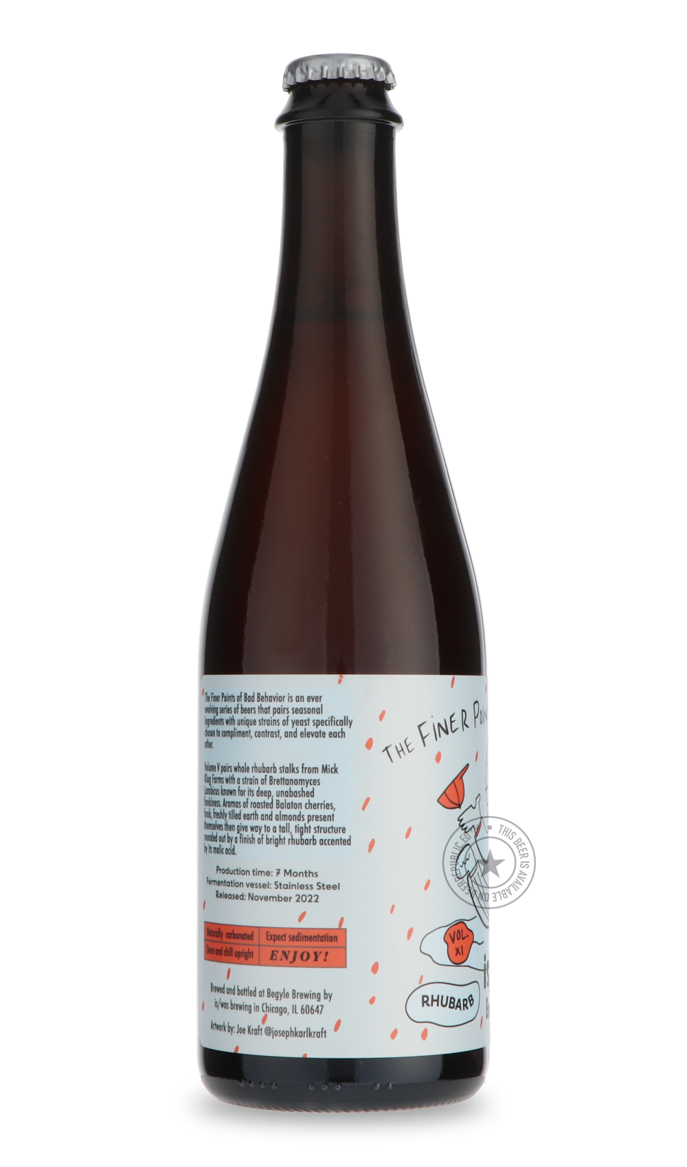 -is/was- The Finer Points of Bad Behavior Volume XI: Rhubarb-Sour / Wild & Fruity- Only @ Beer Republic - The best online beer store for American & Canadian craft beer - Buy beer online from the USA and Canada - Bier online kopen - Amerikaans bier kopen - Craft beer store - Craft beer kopen - Amerikanisch bier kaufen - Bier online kaufen - Acheter biere online - IPA - Stout - Porter - New England IPA - Hazy IPA - Imperial Stout - Barrel Aged - Barrel Aged Imperial Stout - Brown - Dark beer - Blond - Blonde 
