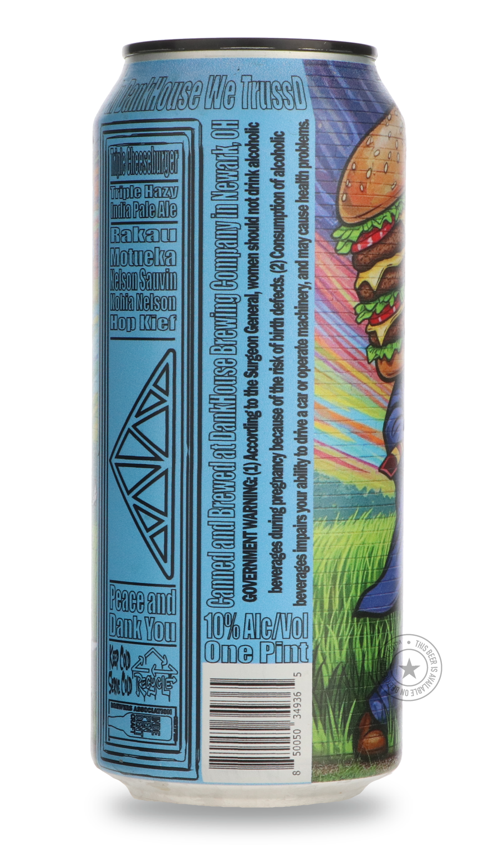 DankHouse- Triple Cheeseburger-IPA- Only @ Beer Republic - The best online beer store for American & Canadian craft beer - Buy beer online from the USA and Canada - Bier online kopen - Amerikaans bier kopen - Craft beer store - Craft beer kopen - Amerikanisch bier kaufen - Bier online kaufen - Acheter biere online - IPA - Stout - Porter - New England IPA - Hazy IPA - Imperial Stout - Barrel Aged - Barrel Aged Imperial Stout - Brown - Dark beer - Blond - Blonde - Pilsner - Lager - Wheat - Weizen - Amber - Ba