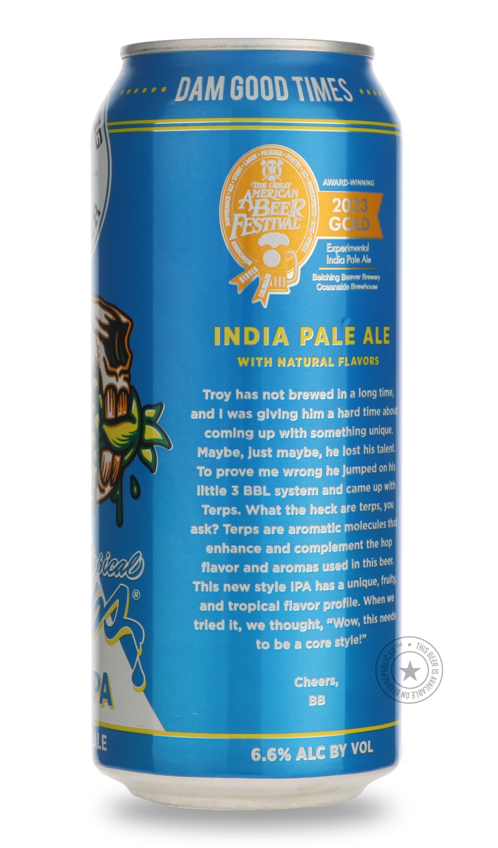 -Belching Beaver- Tropical Terps-IPA- Only @ Beer Republic - The best online beer store for American & Canadian craft beer - Buy beer online from the USA and Canada - Bier online kopen - Amerikaans bier kopen - Craft beer store - Craft beer kopen - Amerikanisch bier kaufen - Bier online kaufen - Acheter biere online - IPA - Stout - Porter - New England IPA - Hazy IPA - Imperial Stout - Barrel Aged - Barrel Aged Imperial Stout - Brown - Dark beer - Blond - Blonde - Pilsner - Lager - Wheat - Weizen - Amber - 