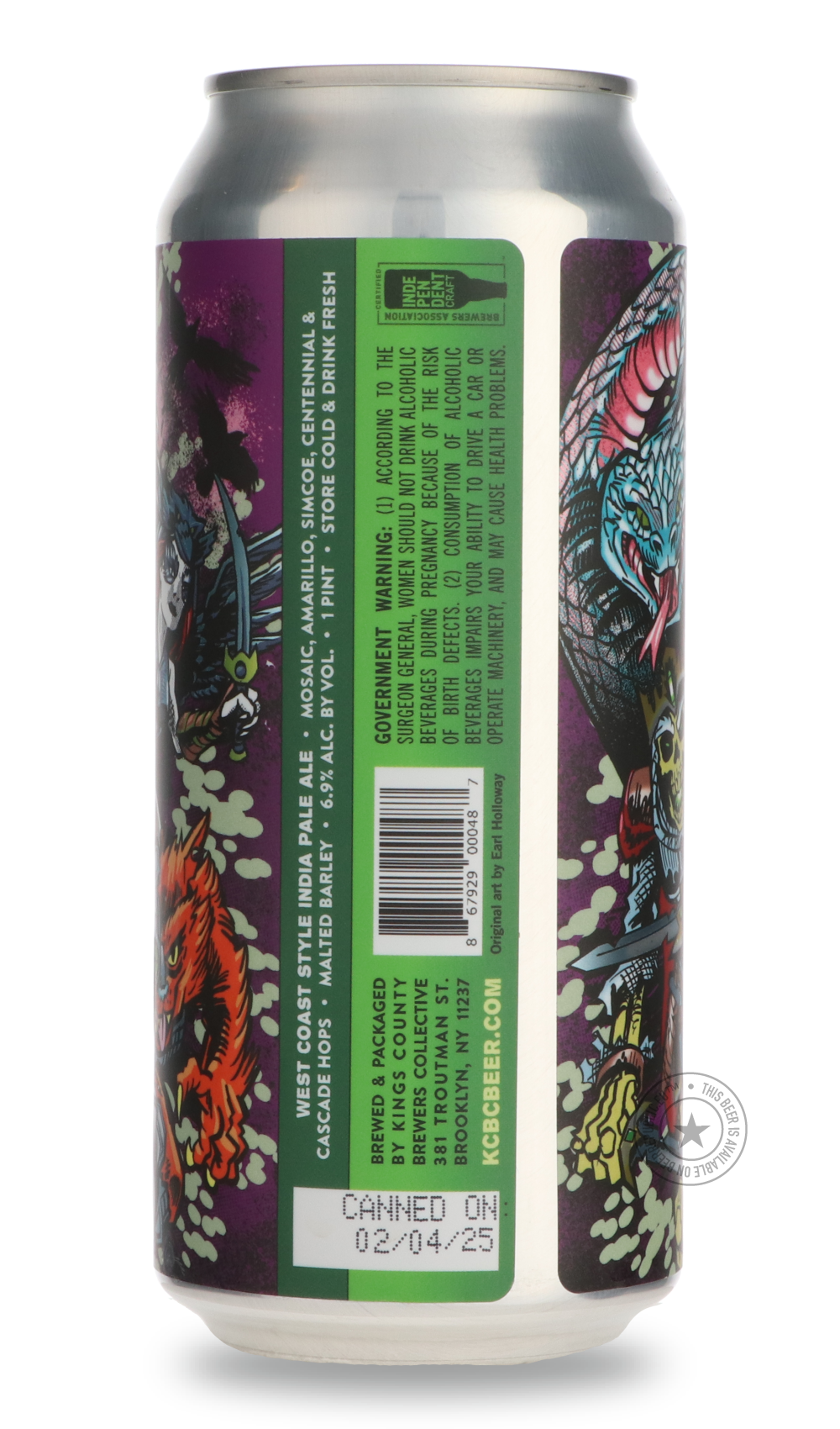 -KCBC- Venomous Villains-IPA- Only @ Beer Republic - The best online beer store for American & Canadian craft beer - Buy beer online from the USA and Canada - Bier online kopen - Amerikaans bier kopen - Craft beer store - Craft beer kopen - Amerikanisch bier kaufen - Bier online kaufen - Acheter biere online - IPA - Stout - Porter - New England IPA - Hazy IPA - Imperial Stout - Barrel Aged - Barrel Aged Imperial Stout - Brown - Dark beer - Blond - Blonde - Pilsner - Lager - Wheat - Weizen - Amber - Barley W