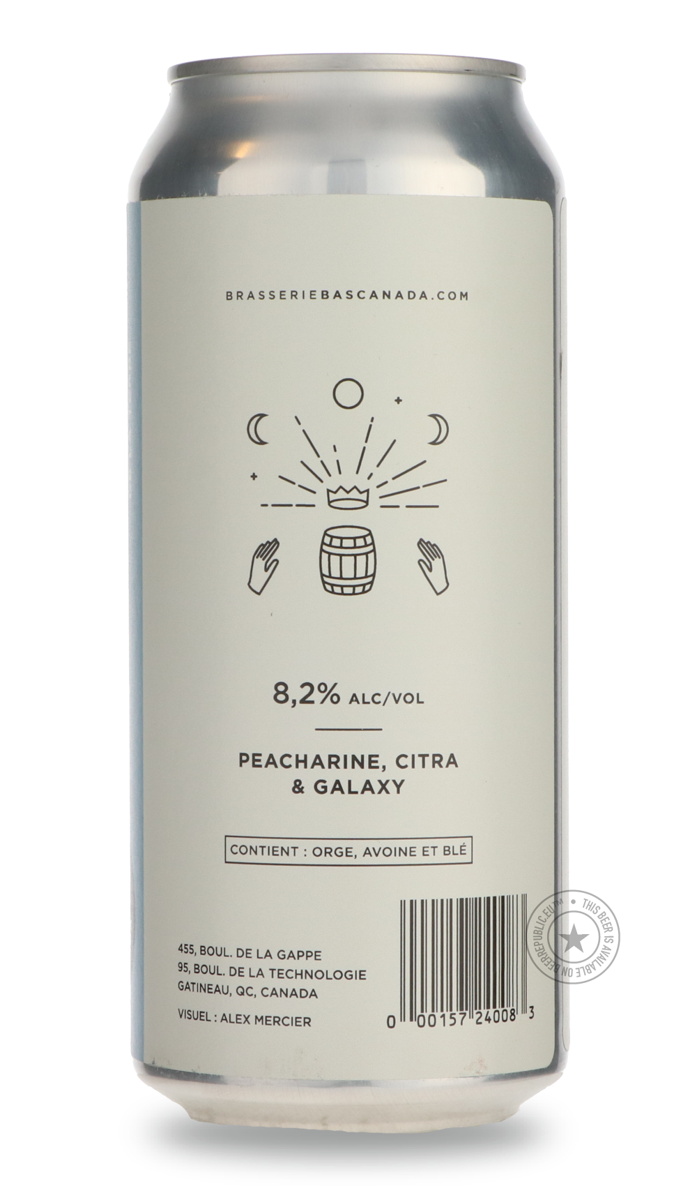Brasserie du Bas-Canada- Voyage Au Centre De La Terre-IPA- Only @ Beer Republic - The best online beer store for American & Canadian craft beer - Buy beer online from the USA and Canada - Bier online kopen - Amerikaans bier kopen - Craft beer store - Craft beer kopen - Amerikanisch bier kaufen - Bier online kaufen - Acheter biere online - IPA - Stout - Porter - New England IPA - Hazy IPA - Imperial Stout - Barrel Aged - Barrel Aged Imperial Stout - Brown - Dark beer - Blond - Blonde - Pilsner - Lager - Whea