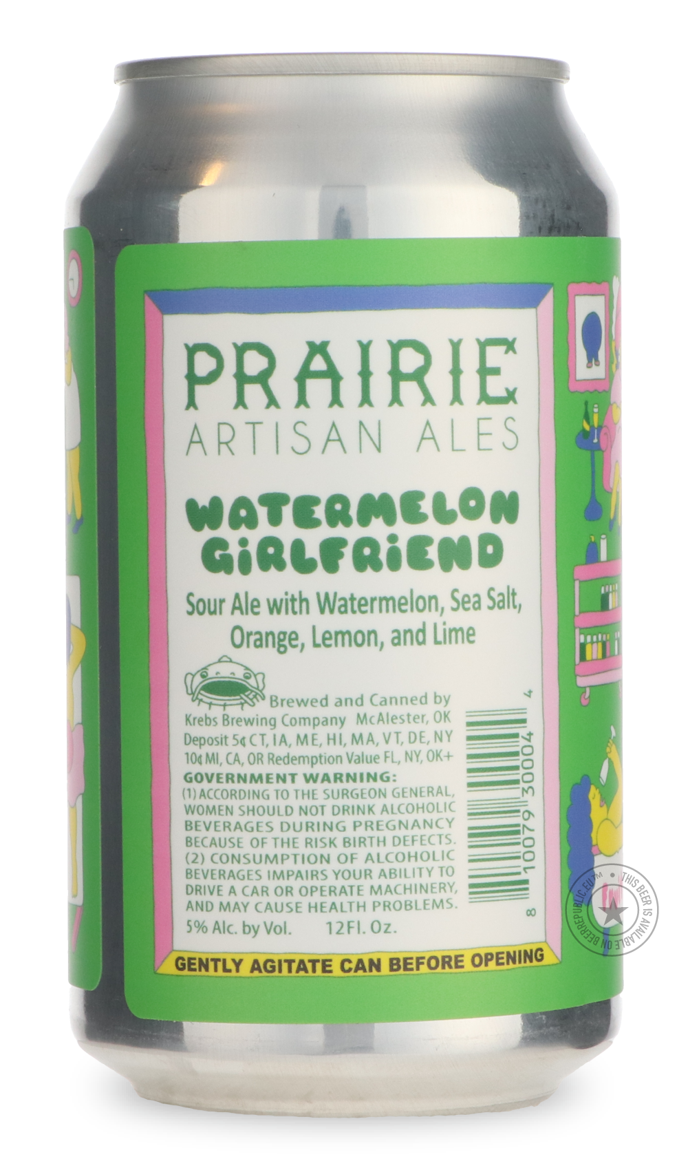 -Prairie- Watermelon Girlfriend-Sour / Wild & Fruity- Only @ Beer Republic - The best online beer store for American & Canadian craft beer - Buy beer online from the USA and Canada - Bier online kopen - Amerikaans bier kopen - Craft beer store - Craft beer kopen - Amerikanisch bier kaufen - Bier online kaufen - Acheter biere online - IPA - Stout - Porter - New England IPA - Hazy IPA - Imperial Stout - Barrel Aged - Barrel Aged Imperial Stout - Brown - Dark beer - Blond - Blonde - Pilsner - Lager - Wheat - W