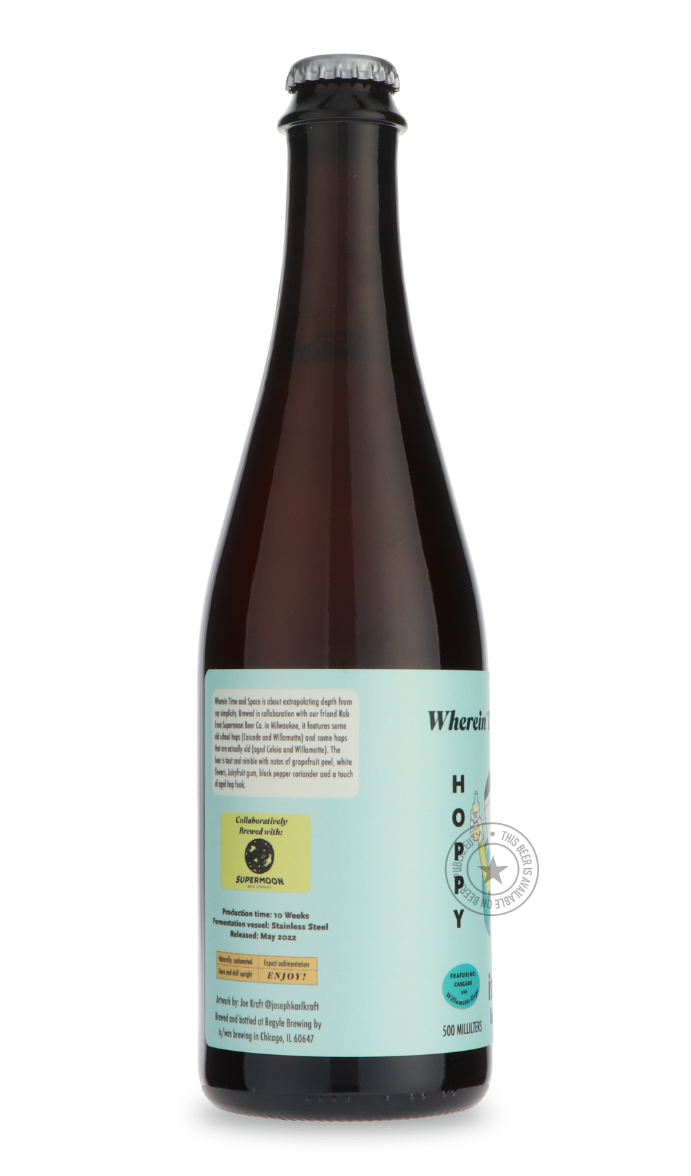 -is/was- Wherein Time And Space Bottle Conditioned W/ Brettanomyces / Supermoon-Sour / Wild & Fruity- Only @ Beer Republic - The best online beer store for American & Canadian craft beer - Buy beer online from the USA and Canada - Bier online kopen - Amerikaans bier kopen - Craft beer store - Craft beer kopen - Amerikanisch bier kaufen - Bier online kaufen - Acheter biere online - IPA - Stout - Porter - New England IPA - Hazy IPA - Imperial Stout - Barrel Aged - Barrel Aged Imperial Stout - Brown - Dark bee