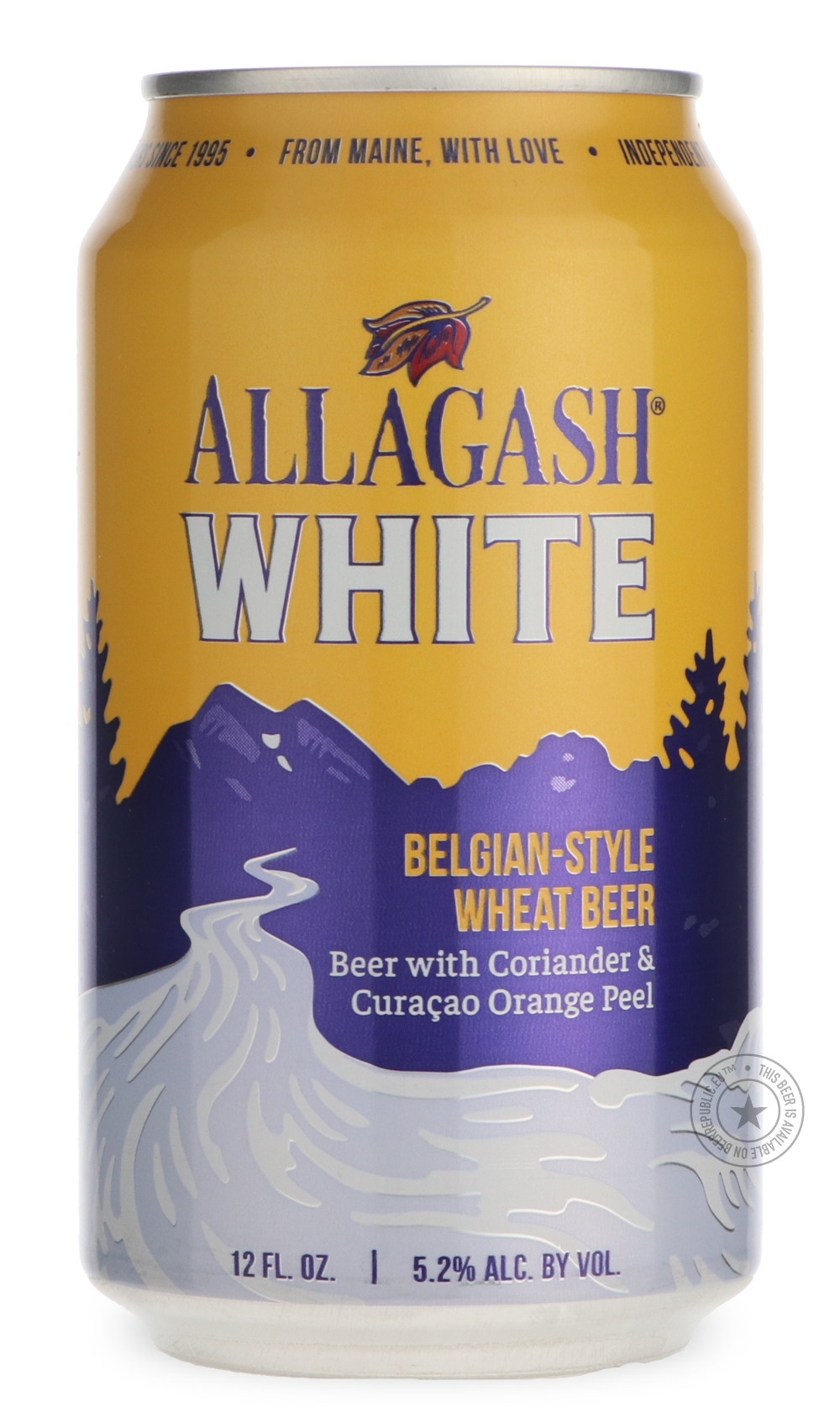 -Allagash- White [355ml can]-Pale- Only @ Beer Republic - The best online beer store for American & Canadian craft beer - Buy beer online from the USA and Canada - Bier online kopen - Amerikaans bier kopen - Craft beer store - Craft beer kopen - Amerikanisch bier kaufen - Bier online kaufen - Acheter biere online - IPA - Stout - Porter - New England IPA - Hazy IPA - Imperial Stout - Barrel Aged - Barrel Aged Imperial Stout - Brown - Dark beer - Blond - Blonde - Pilsner - Lager - Wheat - Weizen - Amber - Bar