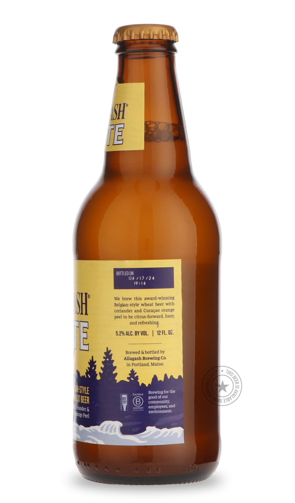 -Allagash- White [Bottle]-Pale- Only @ Beer Republic - The best online beer store for American & Canadian craft beer - Buy beer online from the USA and Canada - Bier online kopen - Amerikaans bier kopen - Craft beer store - Craft beer kopen - Amerikanisch bier kaufen - Bier online kaufen - Acheter biere online - IPA - Stout - Porter - New England IPA - Hazy IPA - Imperial Stout - Barrel Aged - Barrel Aged Imperial Stout - Brown - Dark beer - Blond - Blonde - Pilsner - Lager - Wheat - Weizen - Amber - Barley