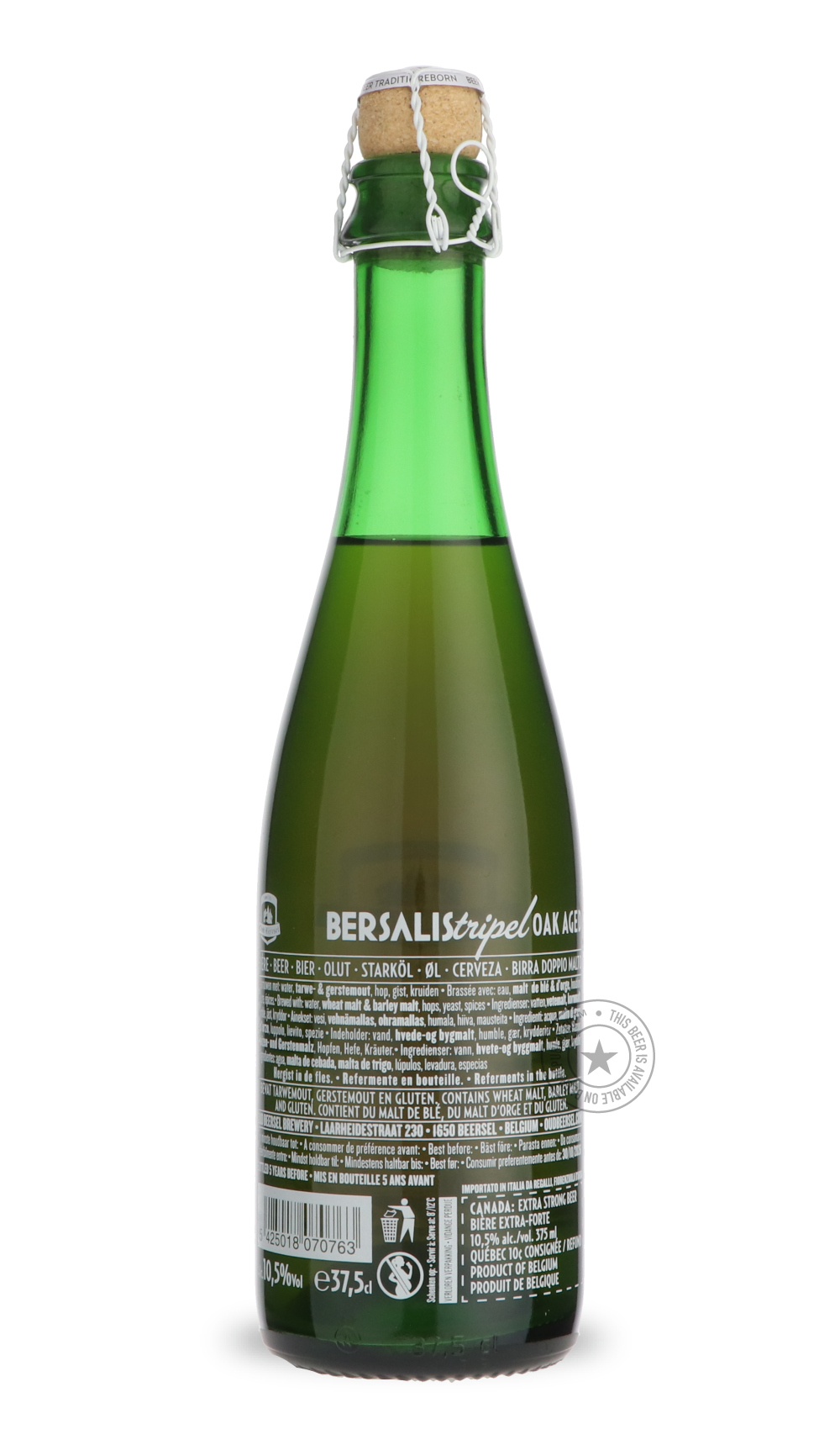 -Oud Beersel- Bersalis Tripel Oak Aged-Sour / Wild & Fruity- Only @ Beer Republic - The best online beer store for American & Canadian craft beer - Buy beer online from the USA and Canada - Bier online kopen - Amerikaans bier kopen - Craft beer store - Craft beer kopen - Amerikanisch bier kaufen - Bier online kaufen - Acheter biere online - IPA - Stout - Porter - New England IPA - Hazy IPA - Imperial Stout - Barrel Aged - Barrel Aged Imperial Stout - Brown - Dark beer - Blond - Blonde - Pilsner - Lager - Wh