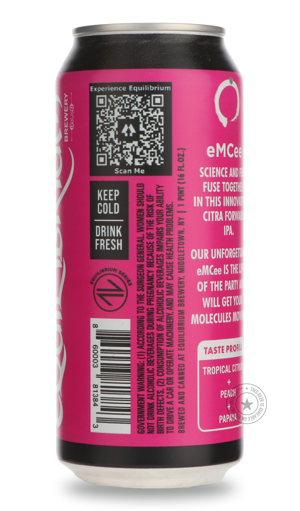 -Equilibrium- eMCee-IPA- Only @ Beer Republic - The best online beer store for American & Canadian craft beer - Buy beer online from the USA and Canada - Bier online kopen - Amerikaans bier kopen - Craft beer store - Craft beer kopen - Amerikanisch bier kaufen - Bier online kaufen - Acheter biere online - IPA - Stout - Porter - New England IPA - Hazy IPA - Imperial Stout - Barrel Aged - Barrel Aged Imperial Stout - Brown - Dark beer - Blond - Blonde - Pilsner - Lager - Wheat - Weizen - Amber - Barley Wine -