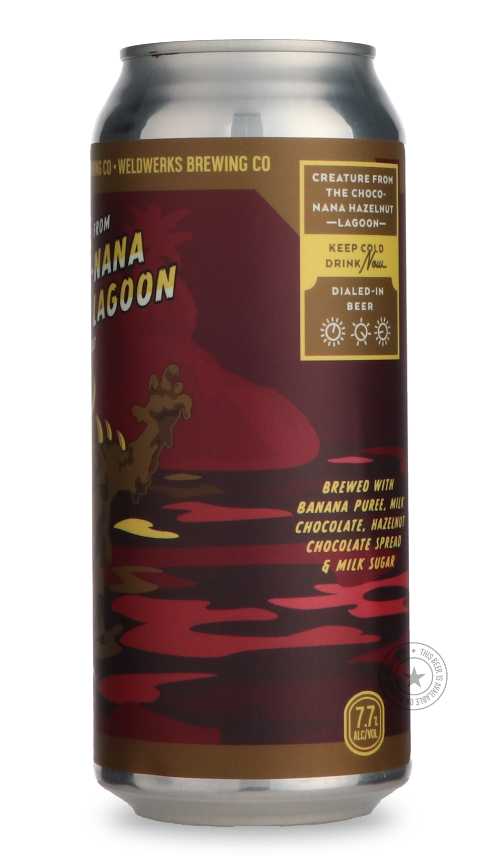 -WeldWerks- Creature From the Choco-Nana Hazelnut Lagoon-Stout & Porter- Only @ Beer Republic - The best online beer store for American & Canadian craft beer - Buy beer online from the USA and Canada - Bier online kopen - Amerikaans bier kopen - Craft beer store - Craft beer kopen - Amerikanisch bier kaufen - Bier online kaufen - Acheter biere online - IPA - Stout - Porter - New England IPA - Hazy IPA - Imperial Stout - Barrel Aged - Barrel Aged Imperial Stout - Brown - Dark beer - Blond - Blonde - Pilsner 
