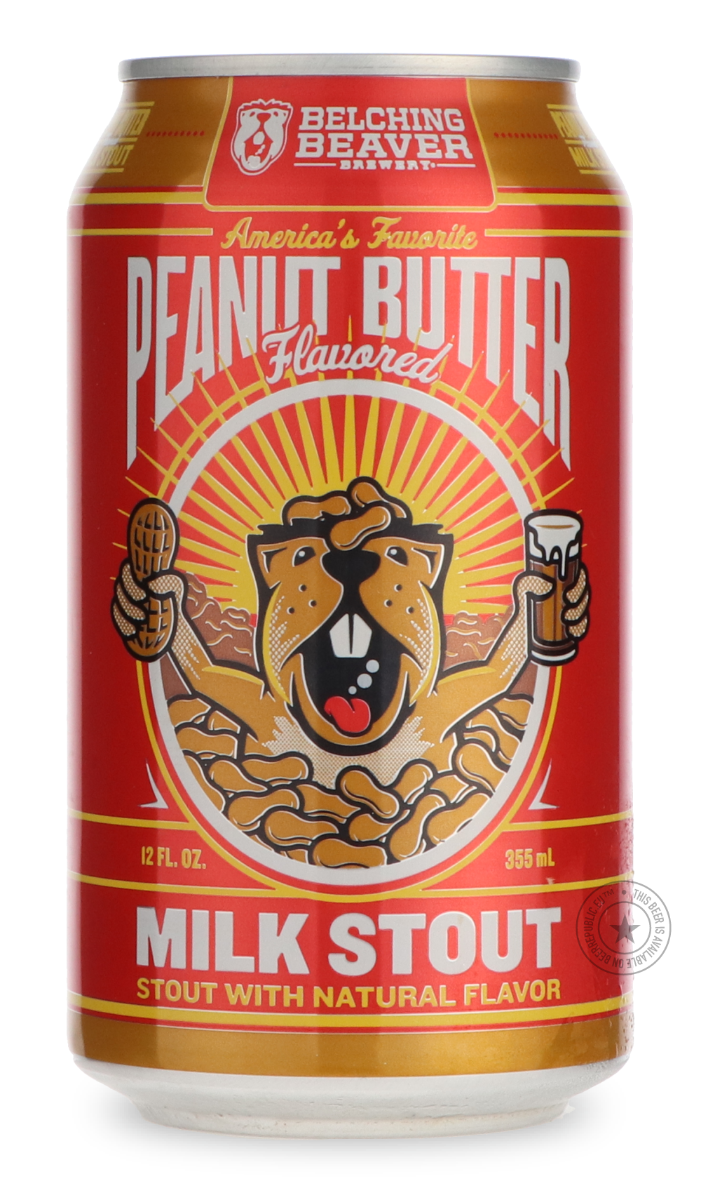 -Belching Beaver- Peanut Butter Milk Stout-Stout & Porter- Only @ Beer Republic - The best online beer store for American & Canadian craft beer - Buy beer online from the USA and Canada - Bier online kopen - Amerikaans bier kopen - Craft beer store - Craft beer kopen - Amerikanisch bier kaufen - Bier online kaufen - Acheter biere online - IPA - Stout - Porter - New England IPA - Hazy IPA - Imperial Stout - Barrel Aged - Barrel Aged Imperial Stout - Brown - Dark beer - Blond - Blonde - Pilsner - Lager - Whea