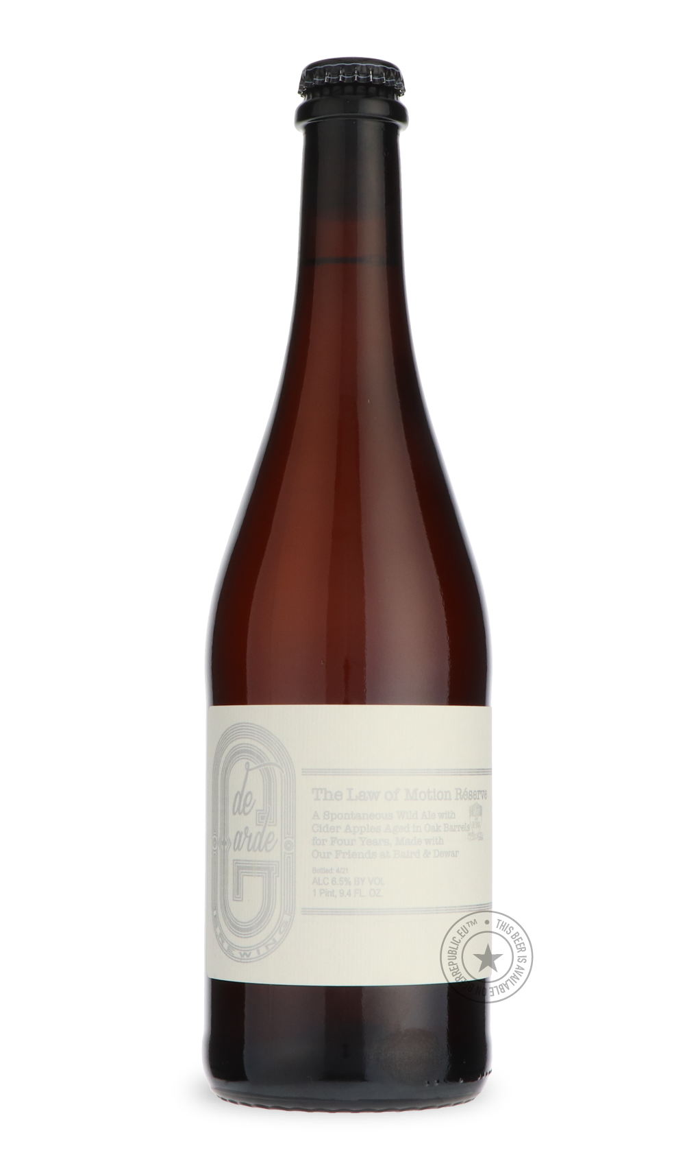 -De Garde- The Law of Motion Réserve-Sour / Wild & Fruity- Only @ Beer Republic - The best online beer store for American & Canadian craft beer - Buy beer online from the USA and Canada - Bier online kopen - Amerikaans bier kopen - Craft beer store - Craft beer kopen - Amerikanisch bier kaufen - Bier online kaufen - Acheter biere online - IPA - Stout - Porter - New England IPA - Hazy IPA - Imperial Stout - Barrel Aged - Barrel Aged Imperial Stout - Brown - Dark beer - Blond - Blonde - Pilsner - Lager - Whea