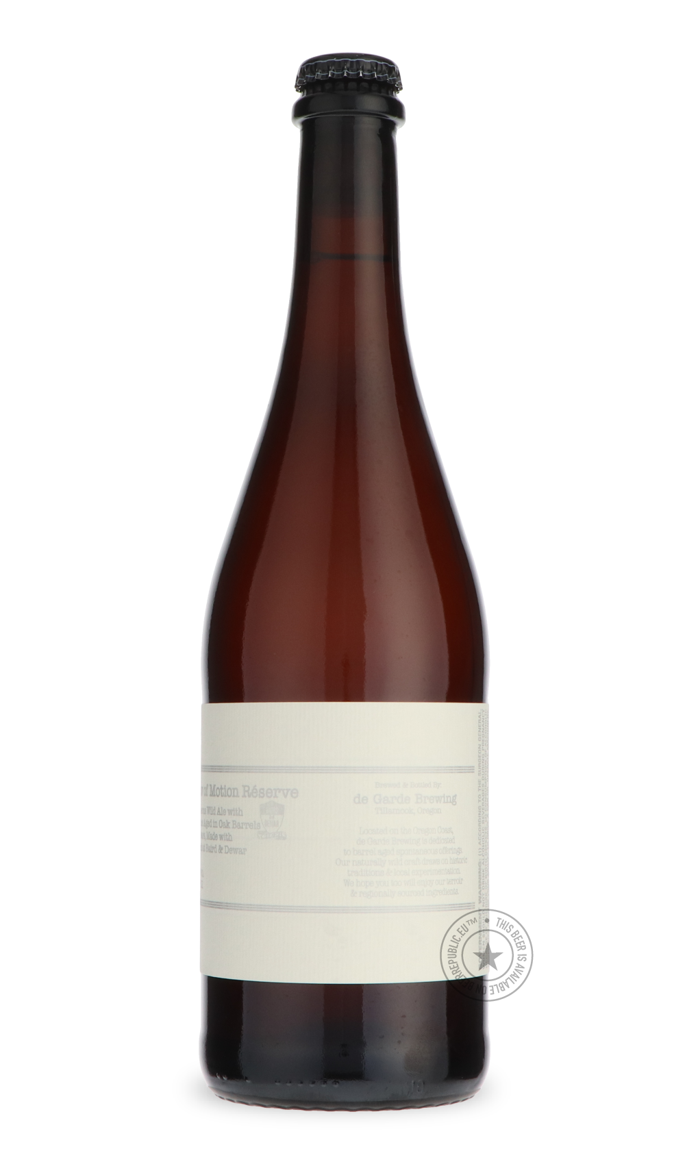 -De Garde- The Law of Motion Réserve-Sour / Wild & Fruity- Only @ Beer Republic - The best online beer store for American & Canadian craft beer - Buy beer online from the USA and Canada - Bier online kopen - Amerikaans bier kopen - Craft beer store - Craft beer kopen - Amerikanisch bier kaufen - Bier online kaufen - Acheter biere online - IPA - Stout - Porter - New England IPA - Hazy IPA - Imperial Stout - Barrel Aged - Barrel Aged Imperial Stout - Brown - Dark beer - Blond - Blonde - Pilsner - Lager - Whea