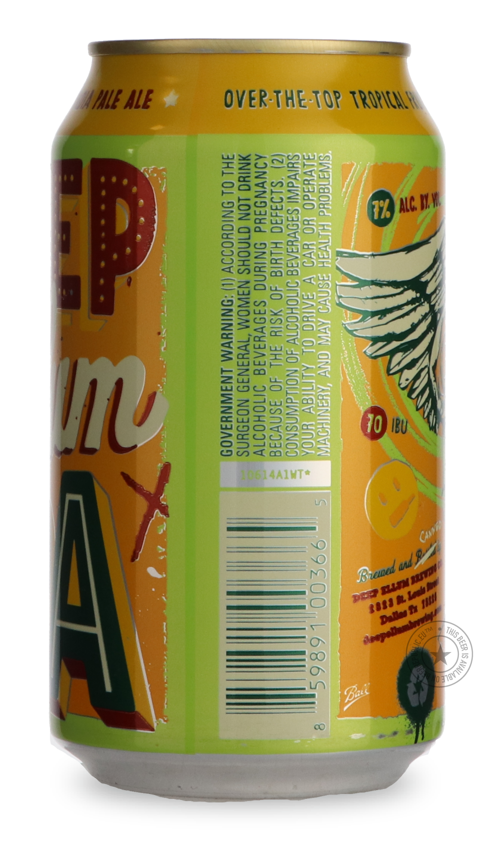 -Deep Ellum- Deep Ellum IPA-IPA- Only @ Beer Republic - The best online beer store for American & Canadian craft beer - Buy beer online from the USA and Canada - Bier online kopen - Amerikaans bier kopen - Craft beer store - Craft beer kopen - Amerikanisch bier kaufen - Bier online kaufen - Acheter biere online - IPA - Stout - Porter - New England IPA - Hazy IPA - Imperial Stout - Barrel Aged - Barrel Aged Imperial Stout - Brown - Dark beer - Blond - Blonde - Pilsner - Lager - Wheat - Weizen - Amber - Barle