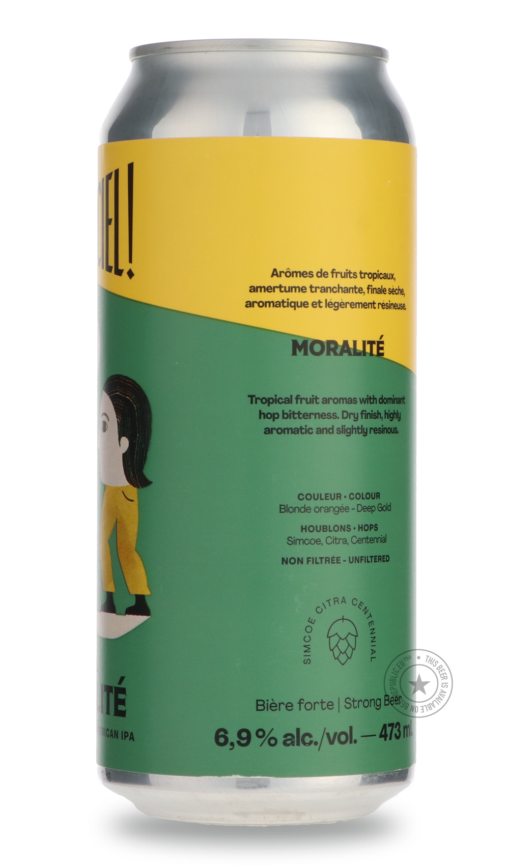 -Dieu du Ciel- Moralité-IPA- Only @ Beer Republic - The best online beer store for American & Canadian craft beer - Buy beer online from the USA and Canada - Bier online kopen - Amerikaans bier kopen - Craft beer store - Craft beer kopen - Amerikanisch bier kaufen - Bier online kaufen - Acheter biere online - IPA - Stout - Porter - New England IPA - Hazy IPA - Imperial Stout - Barrel Aged - Barrel Aged Imperial Stout - Brown - Dark beer - Blond - Blonde - Pilsner - Lager - Wheat - Weizen - Amber - Barley Wi