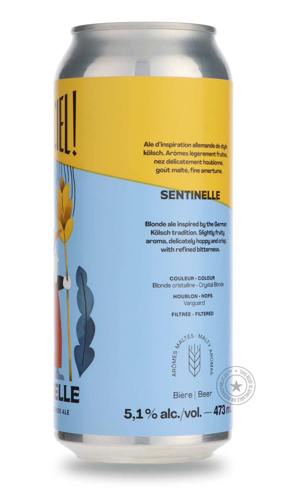 -Dieu du Ciel- Sentinelle-Pale- Only @ Beer Republic - The best online beer store for American & Canadian craft beer - Buy beer online from the USA and Canada - Bier online kopen - Amerikaans bier kopen - Craft beer store - Craft beer kopen - Amerikanisch bier kaufen - Bier online kaufen - Acheter biere online - IPA - Stout - Porter - New England IPA - Hazy IPA - Imperial Stout - Barrel Aged - Barrel Aged Imperial Stout - Brown - Dark beer - Blond - Blonde - Pilsner - Lager - Wheat - Weizen - Amber - Barley