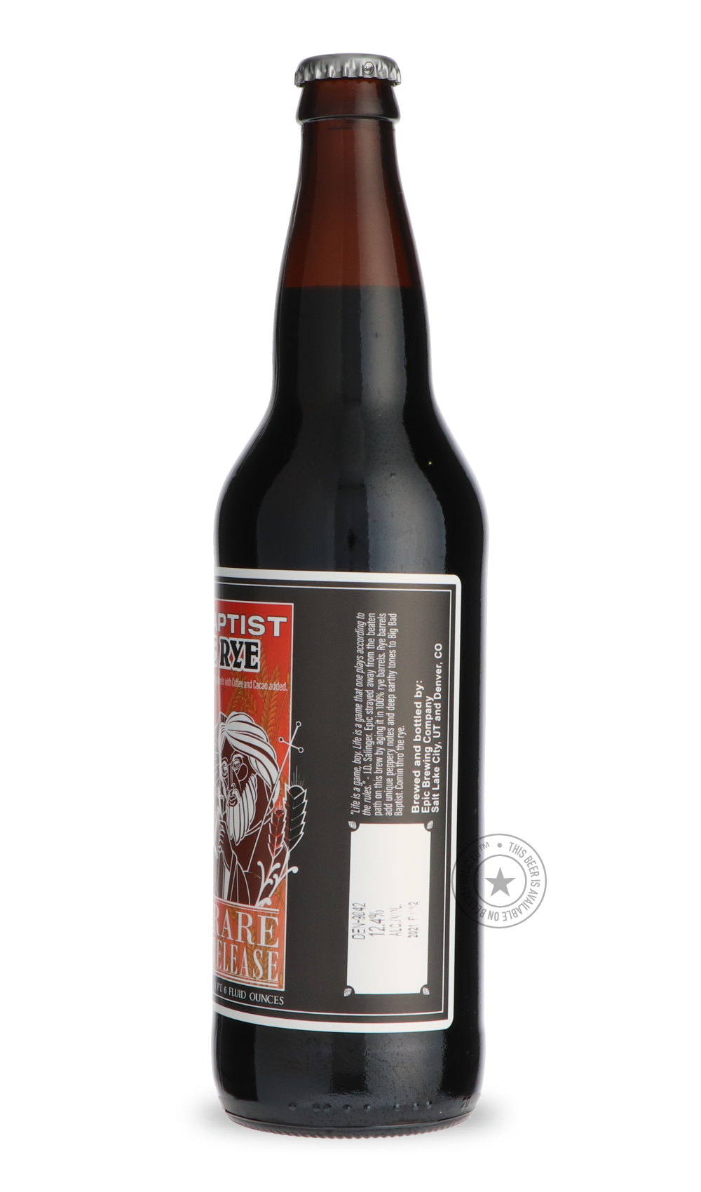 -Epic- Big Bad Baptist In The Rye-Stout & Porter- Only @ Beer Republic - The best online beer store for American & Canadian craft beer - Buy beer online from the USA and Canada - Bier online kopen - Amerikaans bier kopen - Craft beer store - Craft beer kopen - Amerikanisch bier kaufen - Bier online kaufen - Acheter biere online - IPA - Stout - Porter - New England IPA - Hazy IPA - Imperial Stout - Barrel Aged - Barrel Aged Imperial Stout - Brown - Dark beer - Blond - Blonde - Pilsner - Lager - Wheat - Weize