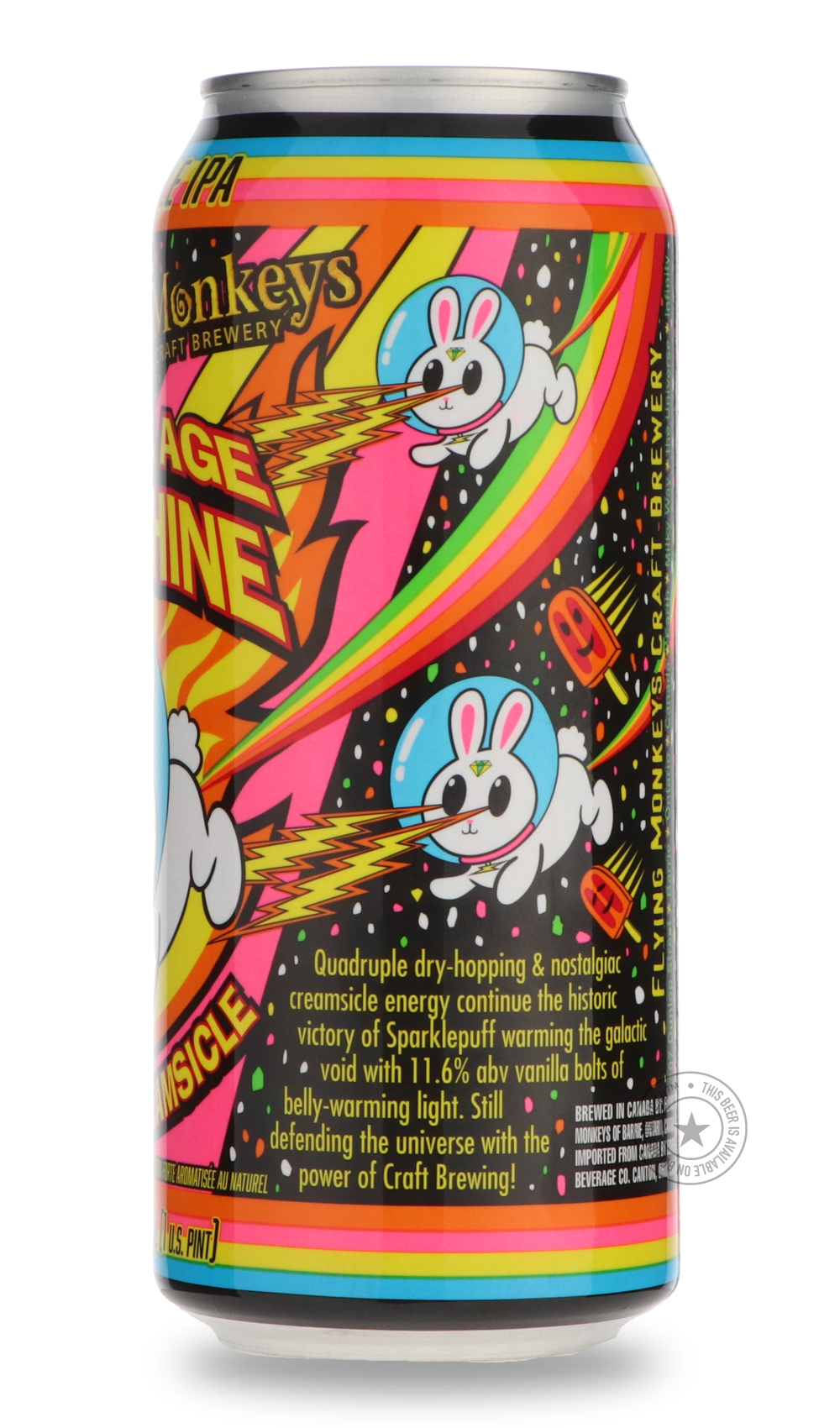 -Flying Monkeys- Space Age Sunshine-IPA- Only @ Beer Republic - The best online beer store for American & Canadian craft beer - Buy beer online from the USA and Canada - Bier online kopen - Amerikaans bier kopen - Craft beer store - Craft beer kopen - Amerikanisch bier kaufen - Bier online kaufen - Acheter biere online - IPA - Stout - Porter - New England IPA - Hazy IPA - Imperial Stout - Barrel Aged - Barrel Aged Imperial Stout - Brown - Dark beer - Blond - Blonde - Pilsner - Lager - Wheat - Weizen - Amber