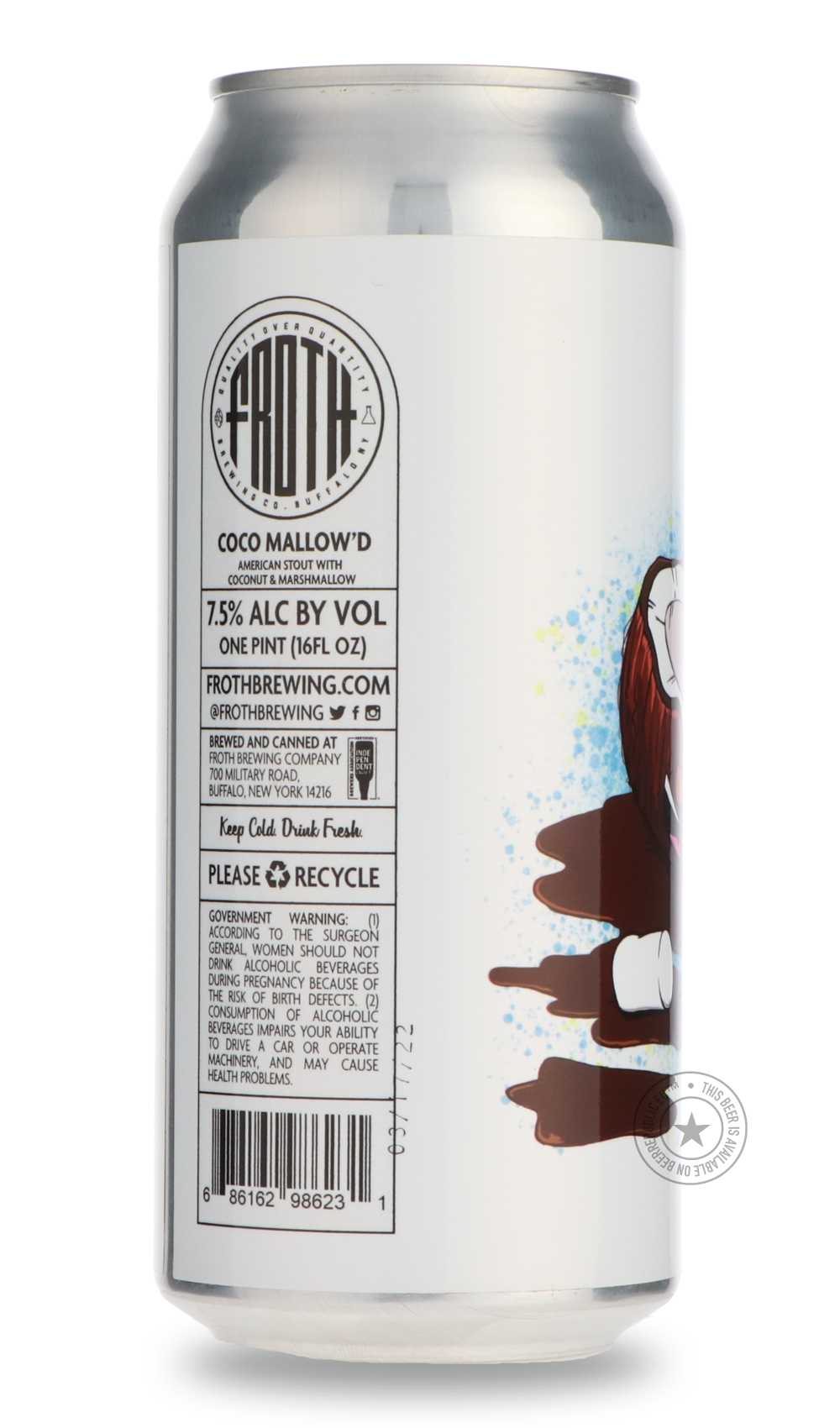 -Froth- CocoMallow'd-Stout & Porter- Only @ Beer Republic - The best online beer store for American & Canadian craft beer - Buy beer online from the USA and Canada - Bier online kopen - Amerikaans bier kopen - Craft beer store - Craft beer kopen - Amerikanisch bier kaufen - Bier online kaufen - Acheter biere online - IPA - Stout - Porter - New England IPA - Hazy IPA - Imperial Stout - Barrel Aged - Barrel Aged Imperial Stout - Brown - Dark beer - Blond - Blonde - Pilsner - Lager - Wheat - Weizen - Amber - B