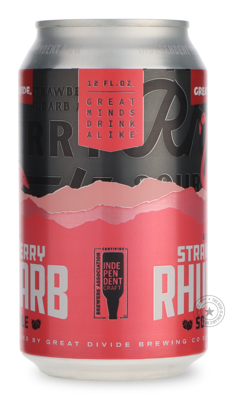 -Great Divide- Strawberry Rhubarb-Sour / Wild & Fruity- Only @ Beer Republic - The best online beer store for American & Canadian craft beer - Buy beer online from the USA and Canada - Bier online kopen - Amerikaans bier kopen - Craft beer store - Craft beer kopen - Amerikanisch bier kaufen - Bier online kaufen - Acheter biere online - IPA - Stout - Porter - New England IPA - Hazy IPA - Imperial Stout - Barrel Aged - Barrel Aged Imperial Stout - Brown - Dark beer - Blond - Blonde - Pilsner - Lager - Wheat -