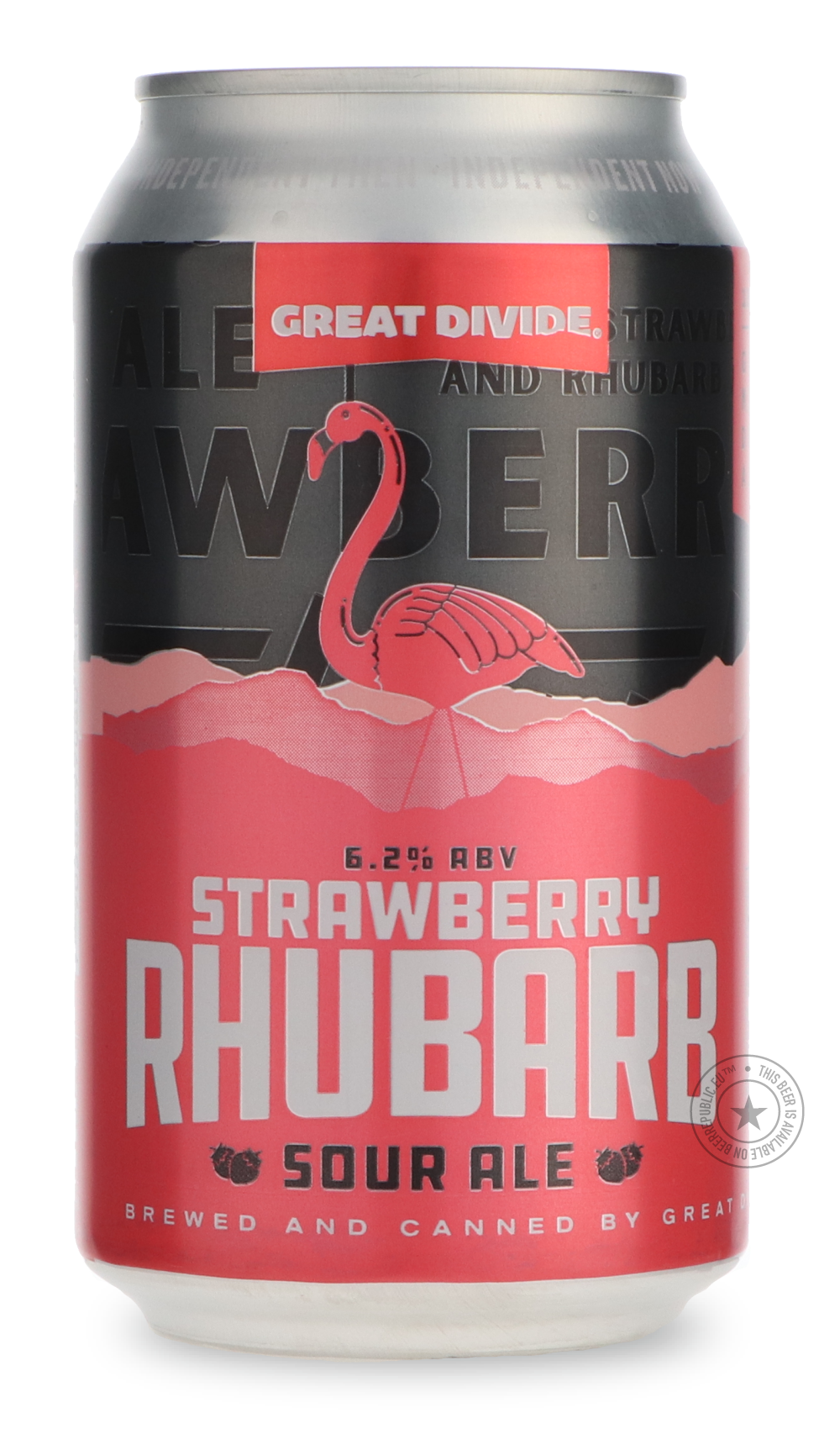 -Great Divide- Strawberry Rhubarb-Sour / Wild & Fruity- Only @ Beer Republic - The best online beer store for American & Canadian craft beer - Buy beer online from the USA and Canada - Bier online kopen - Amerikaans bier kopen - Craft beer store - Craft beer kopen - Amerikanisch bier kaufen - Bier online kaufen - Acheter biere online - IPA - Stout - Porter - New England IPA - Hazy IPA - Imperial Stout - Barrel Aged - Barrel Aged Imperial Stout - Brown - Dark beer - Blond - Blonde - Pilsner - Lager - Wheat -