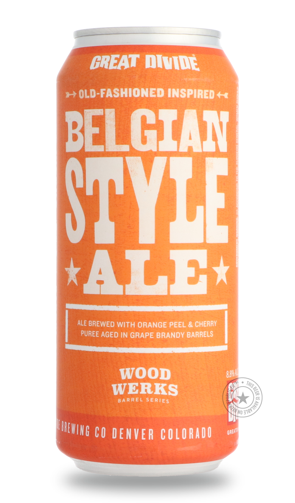 -Great Divide- Wood Werks Barrel Series: Old-Fashioned Inspired Ale-Brown & Dark- Only @ Beer Republic - The best online beer store for American & Canadian craft beer - Buy beer online from the USA and Canada - Bier online kopen - Amerikaans bier kopen - Craft beer store - Craft beer kopen - Amerikanisch bier kaufen - Bier online kaufen - Acheter biere online - IPA - Stout - Porter - New England IPA - Hazy IPA - Imperial Stout - Barrel Aged - Barrel Aged Imperial Stout - Brown - Dark beer - Blond - Blonde -