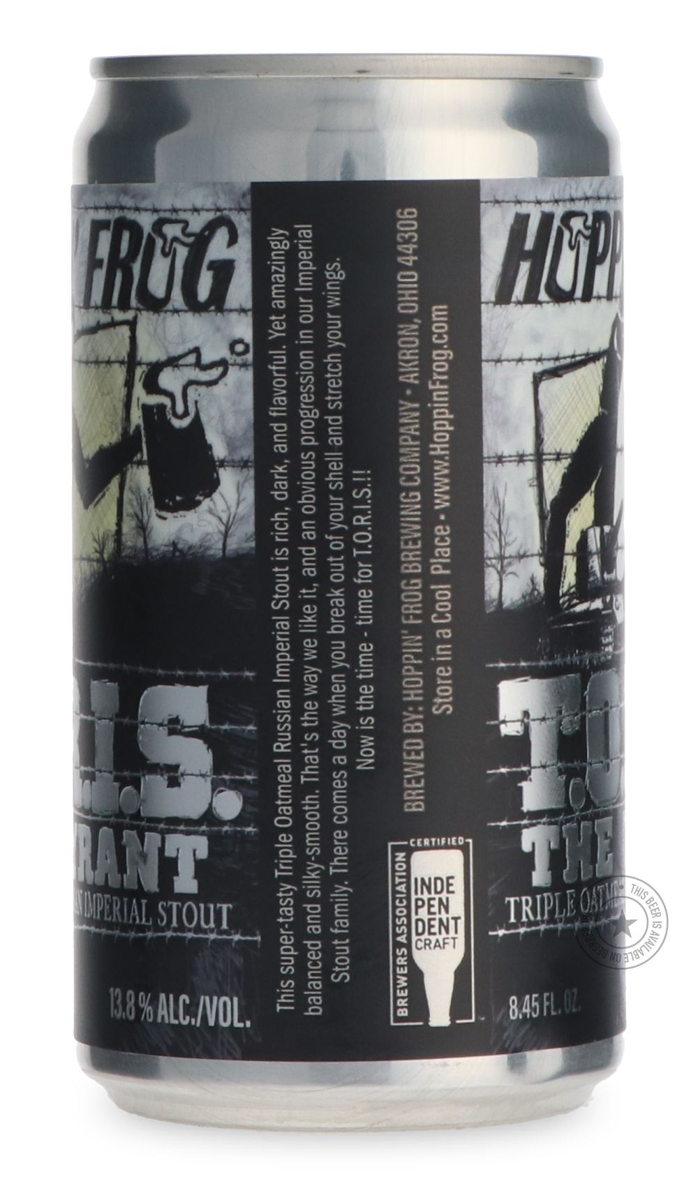 Hoppin' Frog- T.O.R.I.S. The Tyrant-Stout & Porter- Only @ Beer Republic - The best online beer store for American & Canadian craft beer - Buy beer online from the USA and Canada - Bier online kopen - Amerikaans bier kopen - Craft beer store - Craft beer kopen - Amerikanisch bier kaufen - Bier online kaufen - Acheter biere online - IPA - Stout - Porter - New England IPA - Hazy IPA - Imperial Stout - Barrel Aged - Barrel Aged Imperial Stout - Brown - Dark beer - Blond - Blonde - Pilsner - Lager - Wheat - Wei