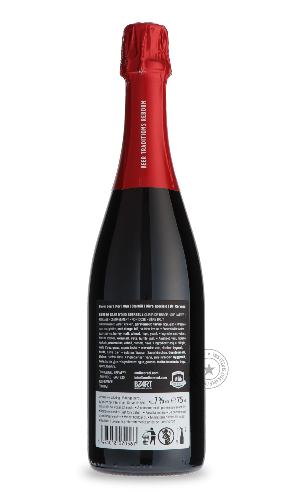 -Oud Beersel- Bzart Kriekenlambiek Millésime 2019-Sour / Wild & Fruity- Only @ Beer Republic - The best online beer store for American & Canadian craft beer - Buy beer online from the USA and Canada - Bier online kopen - Amerikaans bier kopen - Craft beer store - Craft beer kopen - Amerikanisch bier kaufen - Bier online kaufen - Acheter biere online - IPA - Stout - Porter - New England IPA - Hazy IPA - Imperial Stout - Barrel Aged - Barrel Aged Imperial Stout - Brown - Dark beer - Blond - Blonde - Pilsner -