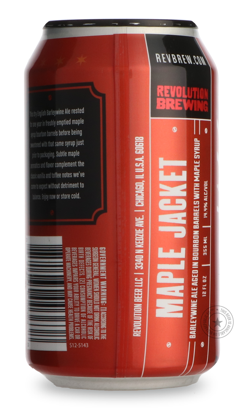 -Revolution- Maple Jacket-Brown & Dark- Only @ Beer Republic - The best online beer store for American & Canadian craft beer - Buy beer online from the USA and Canada - Bier online kopen - Amerikaans bier kopen - Craft beer store - Craft beer kopen - Amerikanisch bier kaufen - Bier online kaufen - Acheter biere online - IPA - Stout - Porter - New England IPA - Hazy IPA - Imperial Stout - Barrel Aged - Barrel Aged Imperial Stout - Brown - Dark beer - Blond - Blonde - Pilsner - Lager - Wheat - Weizen - Amber 