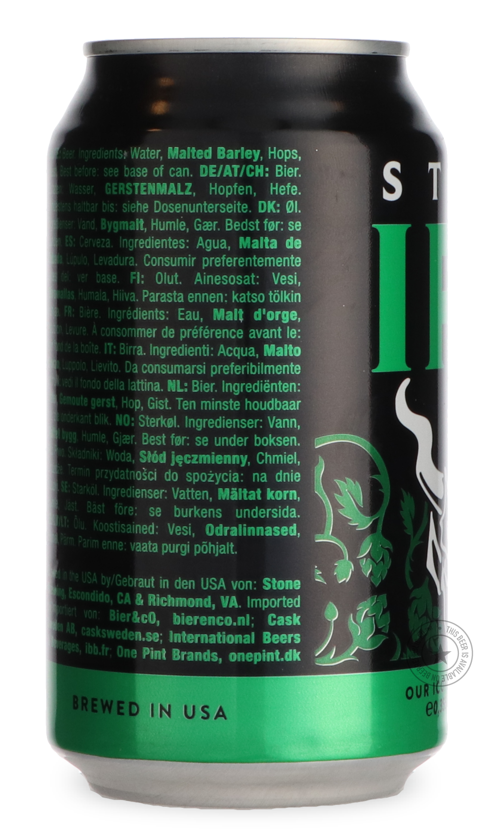 -Stone USA- IPA-IPA- Only @ Beer Republic - The best online beer store for American & Canadian craft beer - Buy beer online from the USA and Canada - Bier online kopen - Amerikaans bier kopen - Craft beer store - Craft beer kopen - Amerikanisch bier kaufen - Bier online kaufen - Acheter biere online - IPA - Stout - Porter - New England IPA - Hazy IPA - Imperial Stout - Barrel Aged - Barrel Aged Imperial Stout - Brown - Dark beer - Blond - Blonde - Pilsner - Lager - Wheat - Weizen - Amber - Barley Wine - Qua