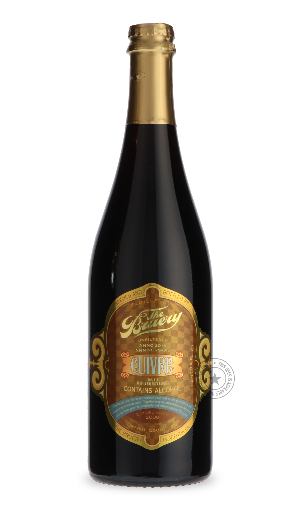 -The Bruery- Cuivre-Brown & Dark- Only @ Beer Republic - The best online beer store for American & Canadian craft beer - Buy beer online from the USA and Canada - Bier online kopen - Amerikaans bier kopen - Craft beer store - Craft beer kopen - Amerikanisch bier kaufen - Bier online kaufen - Acheter biere online - IPA - Stout - Porter - New England IPA - Hazy IPA - Imperial Stout - Barrel Aged - Barrel Aged Imperial Stout - Brown - Dark beer - Blond - Blonde - Pilsner - Lager - Wheat - Weizen - Amber - Barl