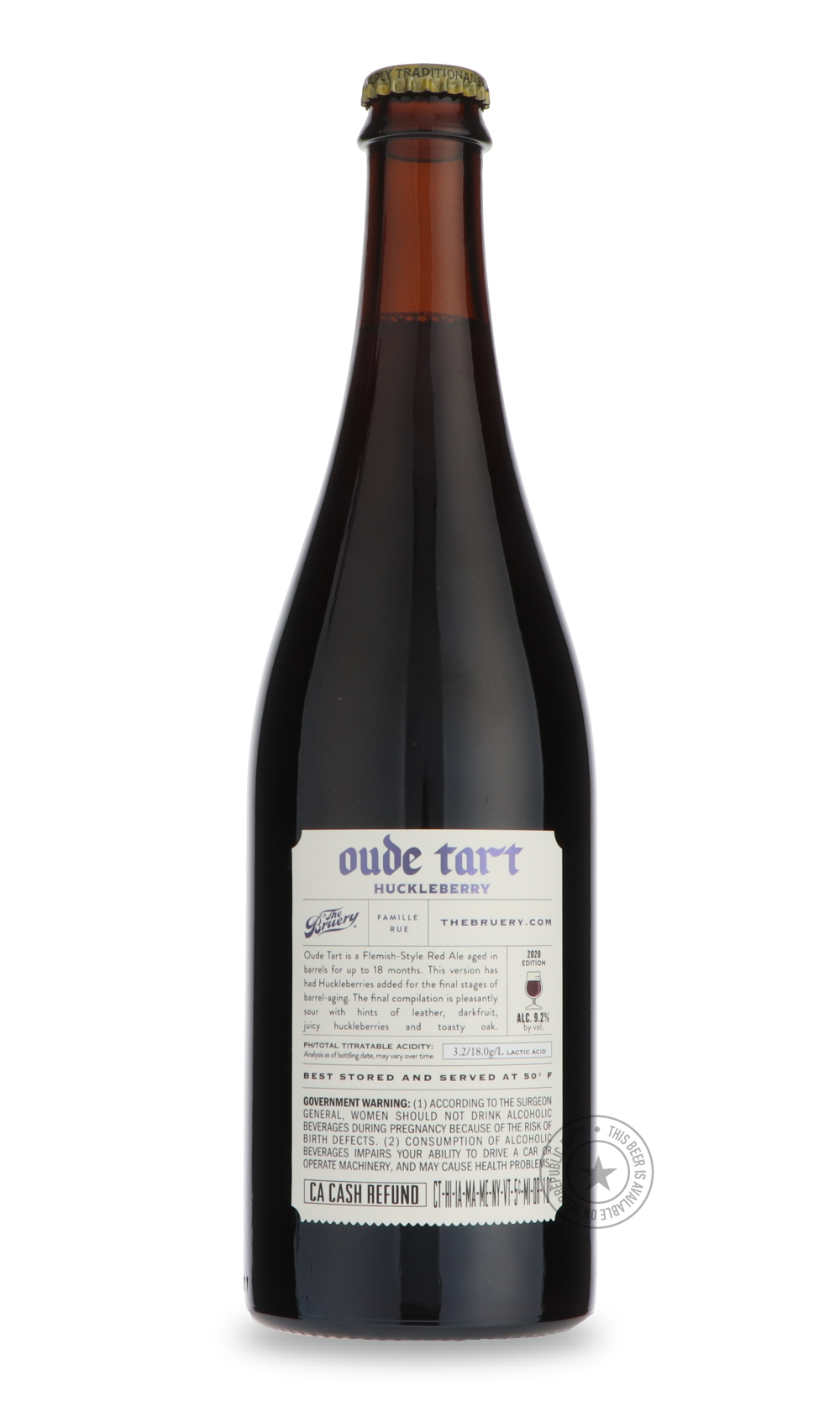 -The Bruery- Oude Tart Huckleberry-Sour / Wild & Fruity- Only @ Beer Republic - The best online beer store for American & Canadian craft beer - Buy beer online from the USA and Canada - Bier online kopen - Amerikaans bier kopen - Craft beer store - Craft beer kopen - Amerikanisch bier kaufen - Bier online kaufen - Acheter biere online - IPA - Stout - Porter - New England IPA - Hazy IPA - Imperial Stout - Barrel Aged - Barrel Aged Imperial Stout - Brown - Dark beer - Blond - Blonde - Pilsner - Lager - Wheat 