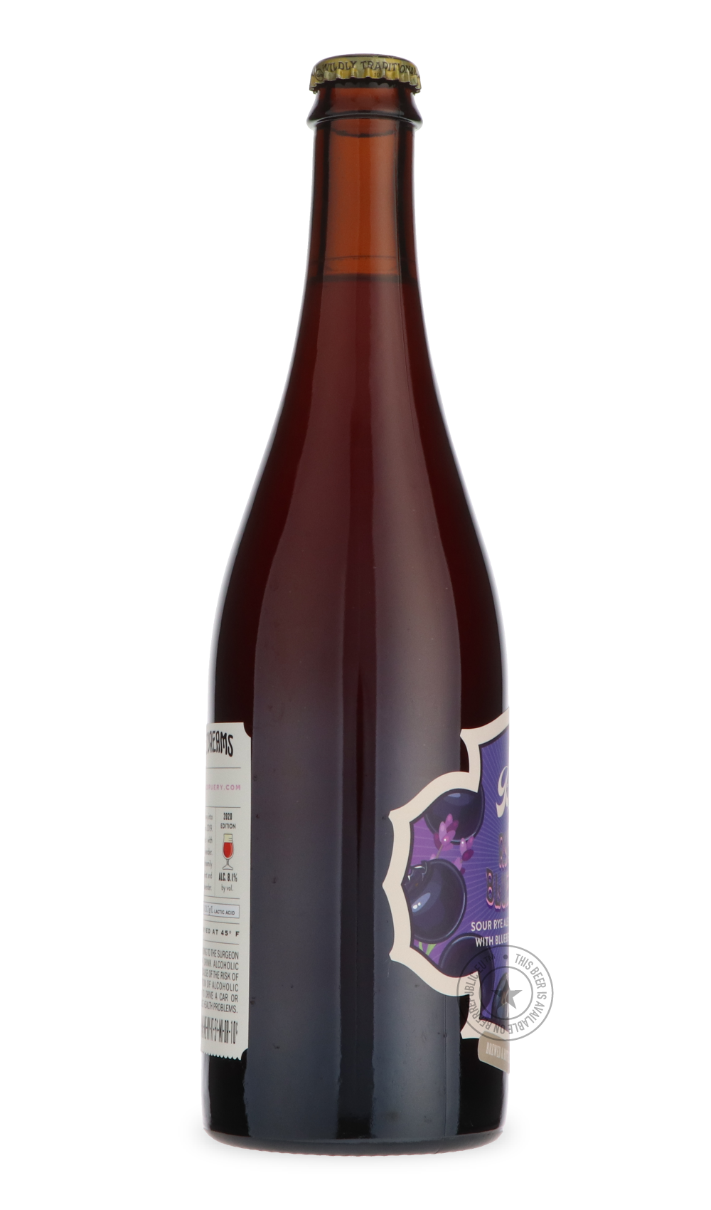 -The Bruery- Rye Have Blue Dreams-Sour / Wild & Fruity- Only @ Beer Republic - The best online beer store for American & Canadian craft beer - Buy beer online from the USA and Canada - Bier online kopen - Amerikaans bier kopen - Craft beer store - Craft beer kopen - Amerikanisch bier kaufen - Bier online kaufen - Acheter biere online - IPA - Stout - Porter - New England IPA - Hazy IPA - Imperial Stout - Barrel Aged - Barrel Aged Imperial Stout - Brown - Dark beer - Blond - Blonde - Pilsner - Lager - Wheat -