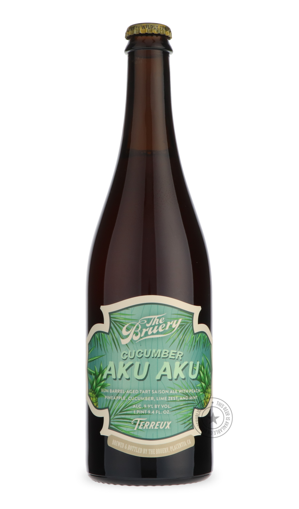 -The Bruery- Terreux Cucumber Aku Aku-Sour / Wild & Fruity- Only @ Beer Republic - The best online beer store for American & Canadian craft beer - Buy beer online from the USA and Canada - Bier online kopen - Amerikaans bier kopen - Craft beer store - Craft beer kopen - Amerikanisch bier kaufen - Bier online kaufen - Acheter biere online - IPA - Stout - Porter - New England IPA - Hazy IPA - Imperial Stout - Barrel Aged - Barrel Aged Imperial Stout - Brown - Dark beer - Blond - Blonde - Pilsner - Lager - Whe