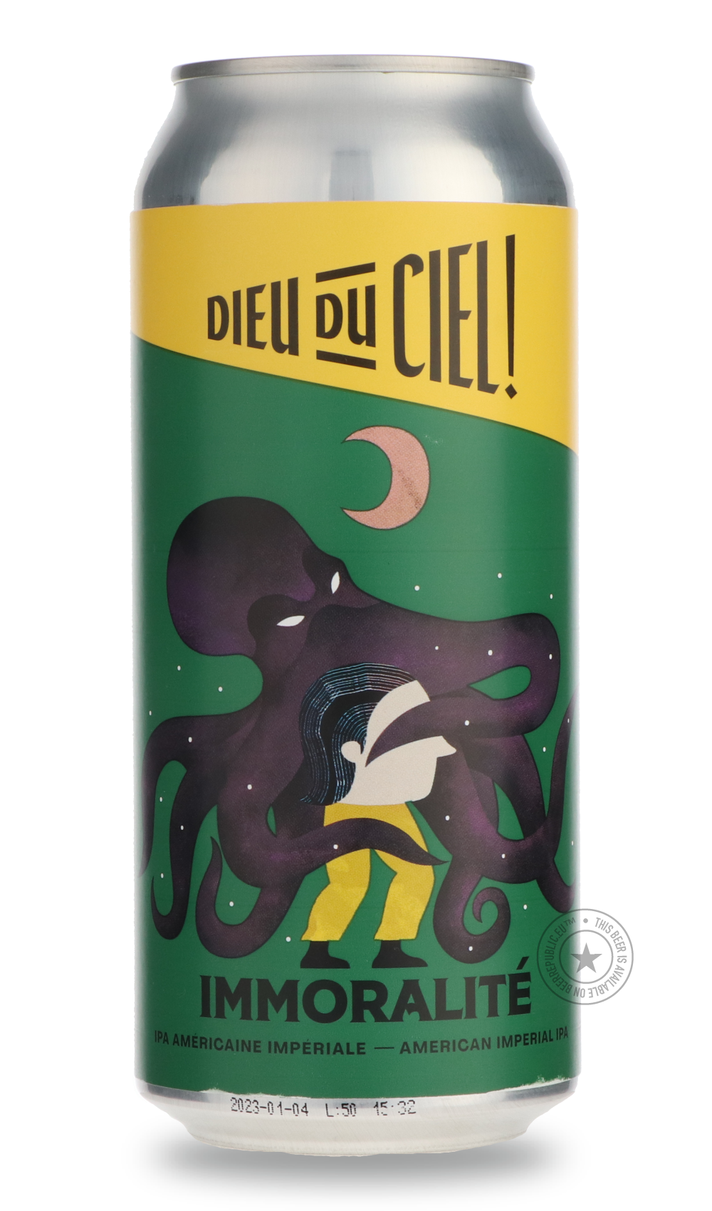 Dieu du Ciel- Immoralité-IPA- Only @ Beer Republic - The best online beer store for American & Canadian craft beer - Buy beer online from the USA and Canada - Bier online kopen - Amerikaans bier kopen - Craft beer store - Craft beer kopen - Amerikanisch bier kaufen - Bier online kaufen - Acheter biere online - IPA - Stout - Porter - New England IPA - Hazy IPA - Imperial Stout - Barrel Aged - Barrel Aged Imperial Stout - Brown - Dark beer - Blond - Blonde - Pilsner - Lager - Wheat - Weizen - Amber - Barley W