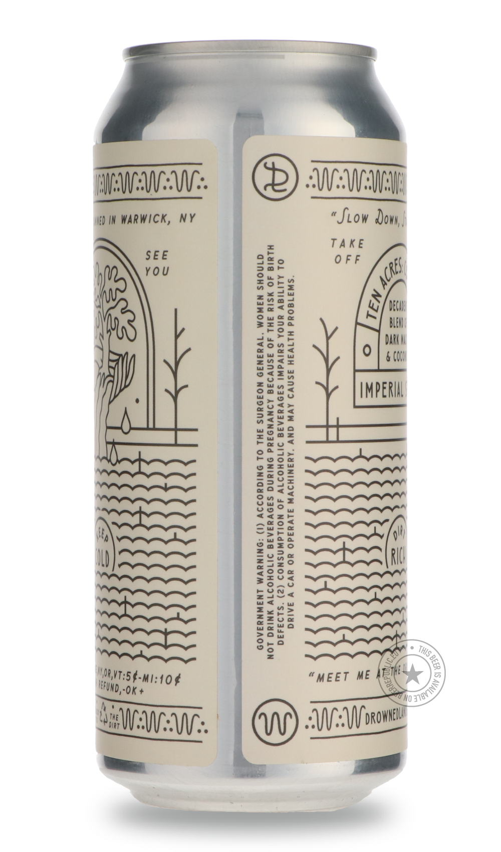 -The Drowned Lands- Ten Acres: Coconut-Stout & Porter- Only @ Beer Republic - The best online beer store for American & Canadian craft beer - Buy beer online from the USA and Canada - Bier online kopen - Amerikaans bier kopen - Craft beer store - Craft beer kopen - Amerikanisch bier kaufen - Bier online kaufen - Acheter biere online - IPA - Stout - Porter - New England IPA - Hazy IPA - Imperial Stout - Barrel Aged - Barrel Aged Imperial Stout - Brown - Dark beer - Blond - Blonde - Pilsner - Lager - Wheat - 